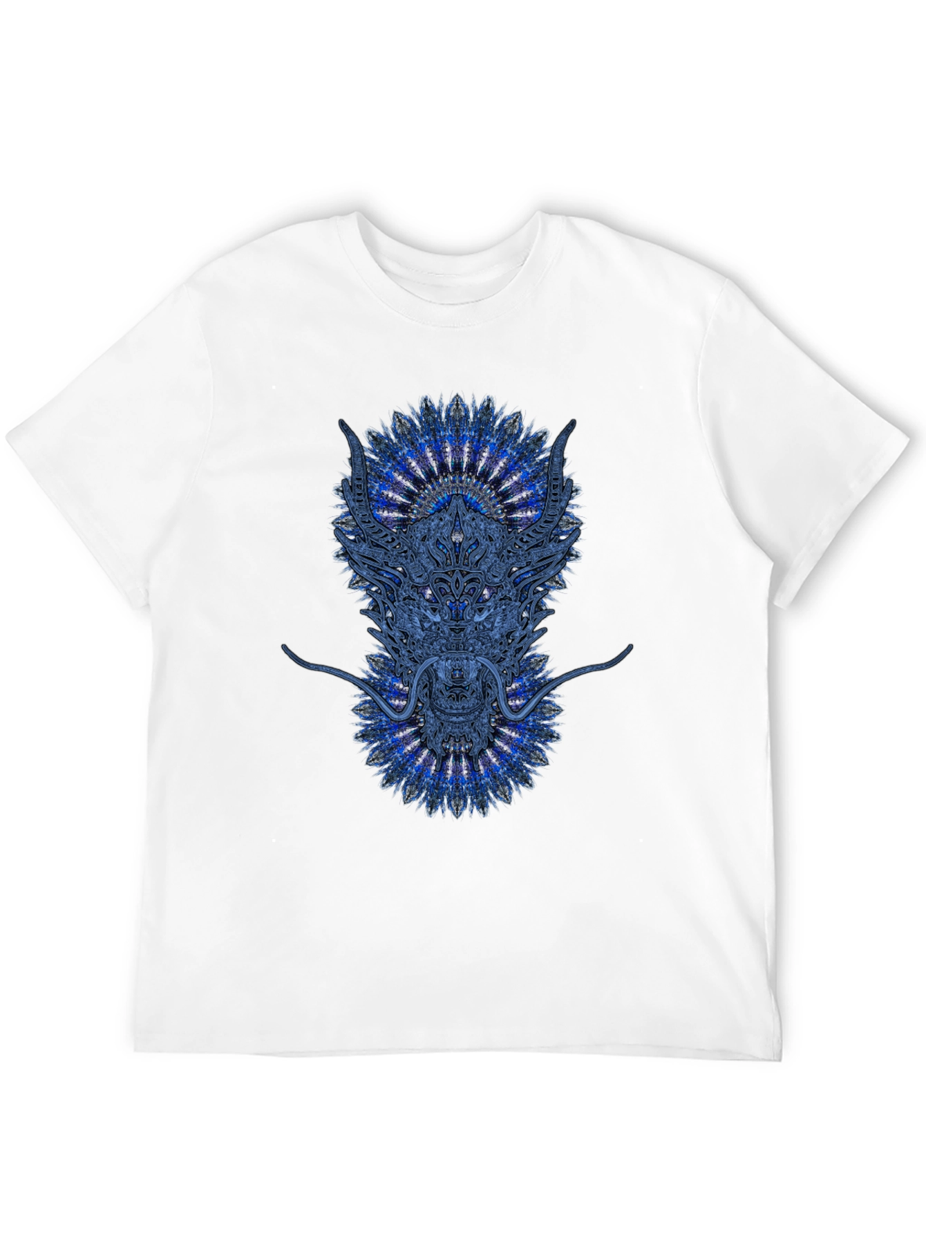 Black Dragon Mandala Graphic Tee - Black view 12