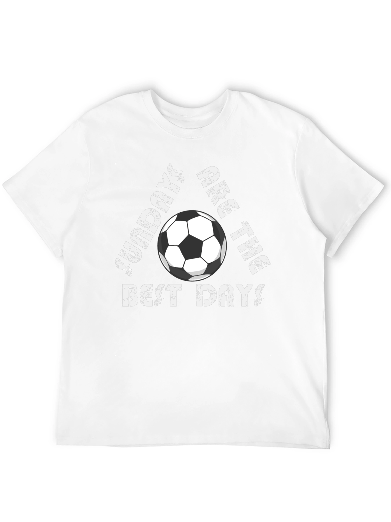 Black Soccer Sundays T-Shirt - Best Days Tee! view 12