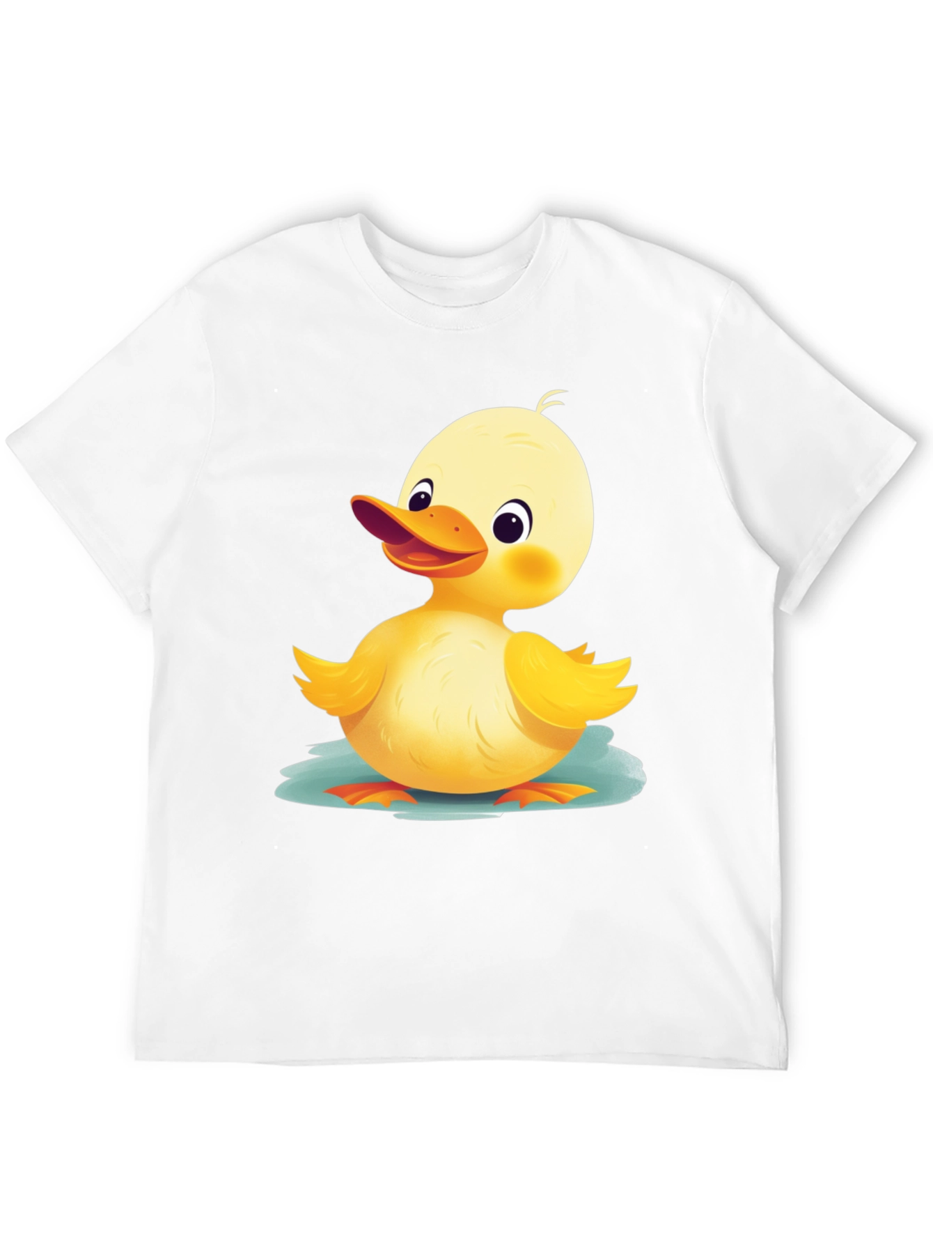 Black Cute Duckling Graphic T-Shirt - Soft Cotton Blend view 12