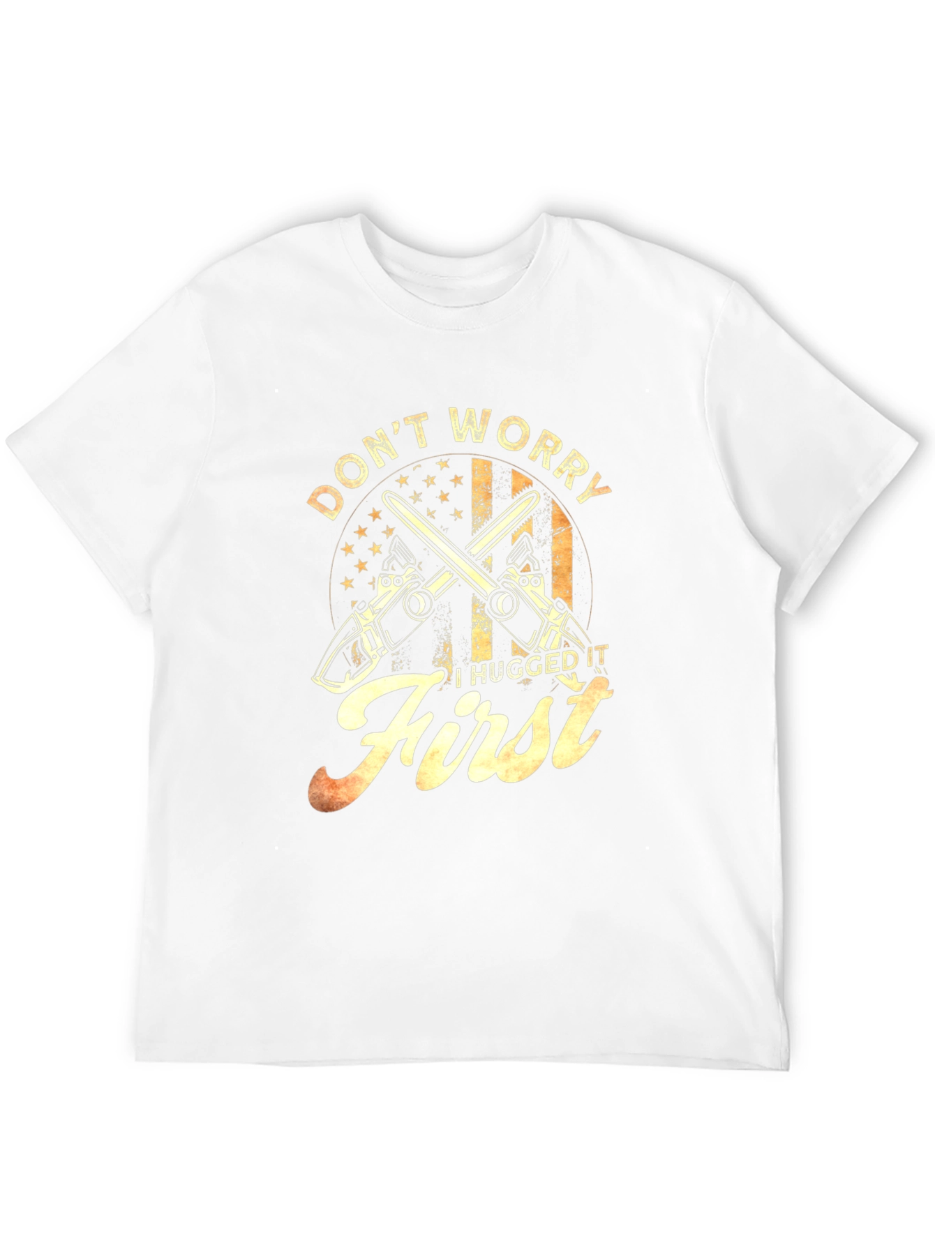 Black Don't Worry I Hugged It First T-Shirt view 12