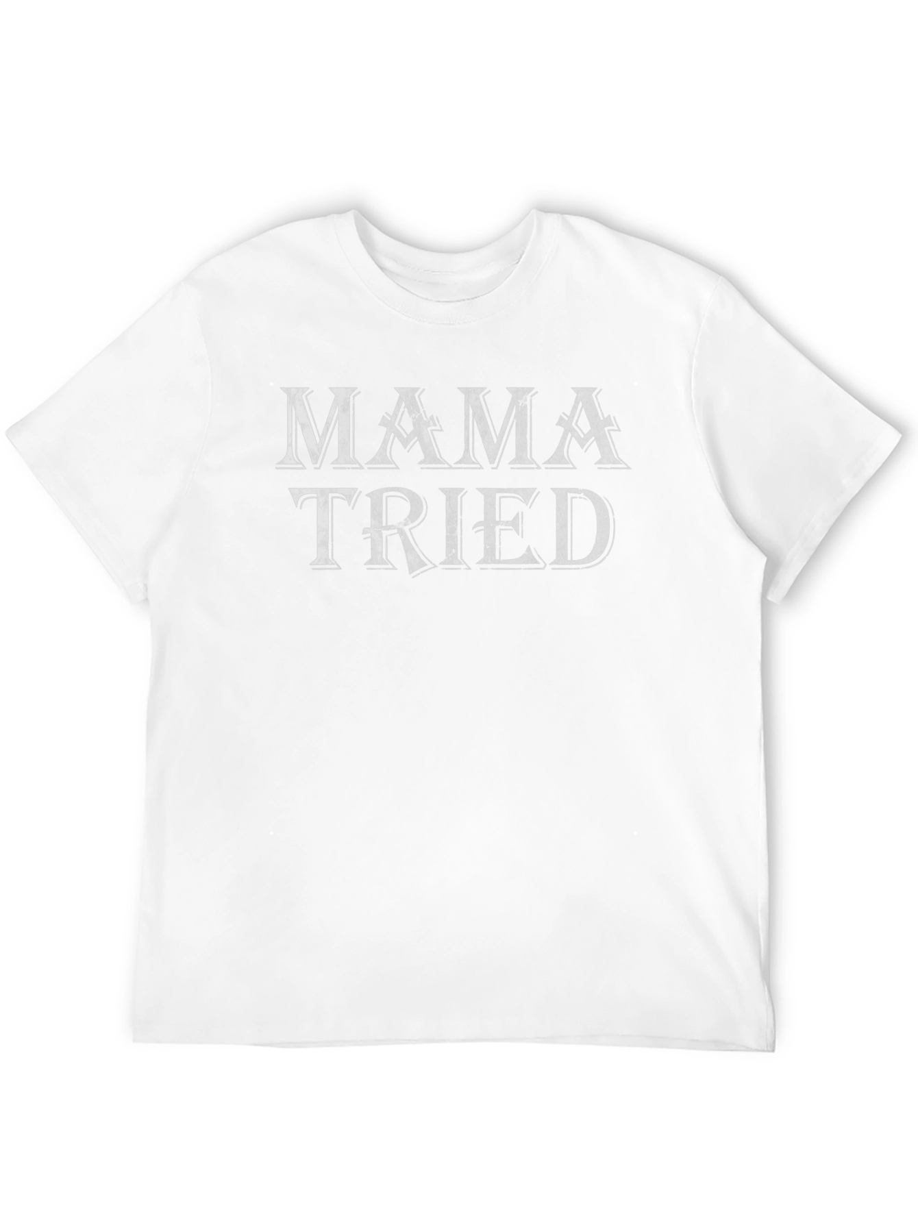 Black Mama Tried Graphic Tee - Classic Black T-Shirt view 12