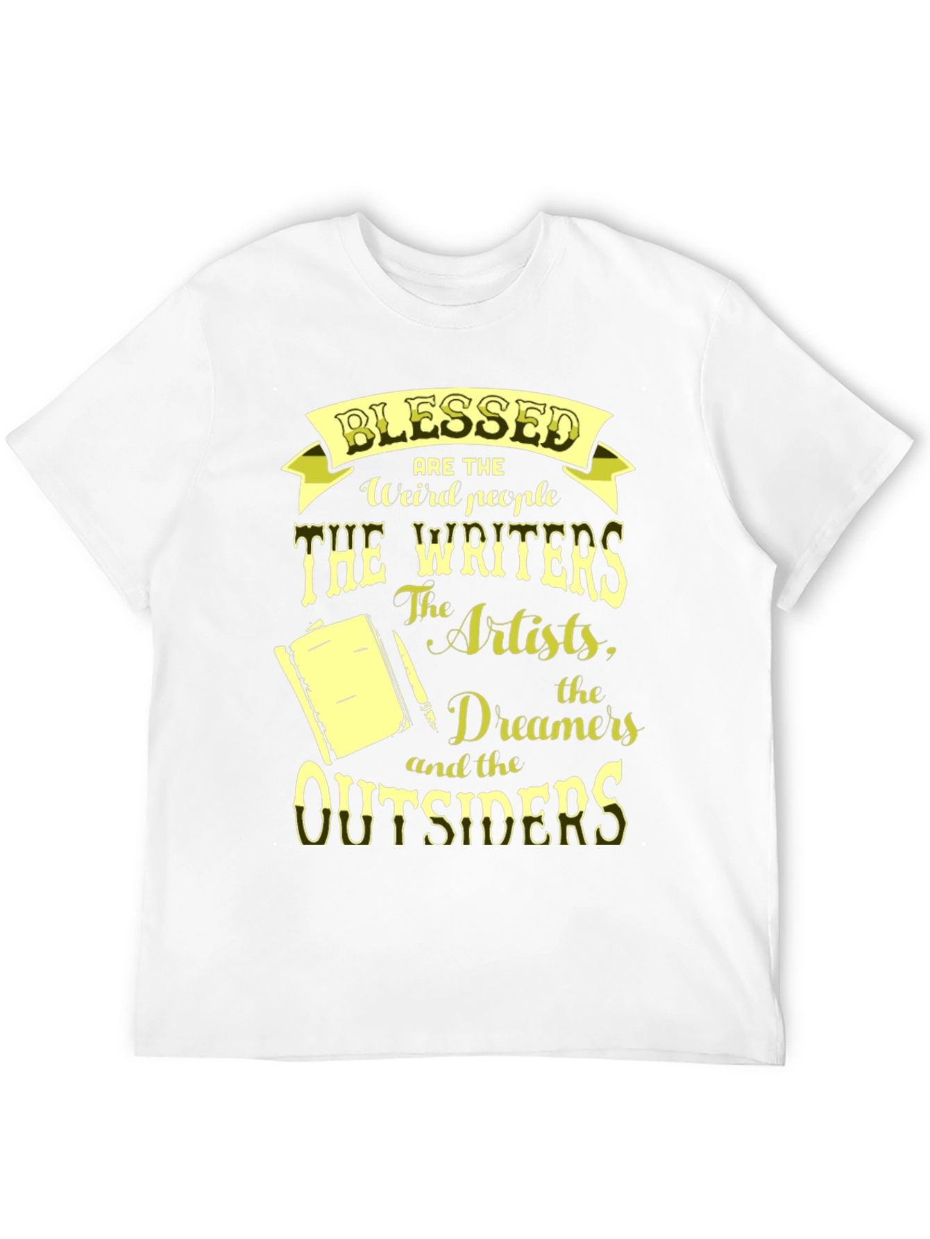 Black Blessed Writers & Artists T-Shirt view 12