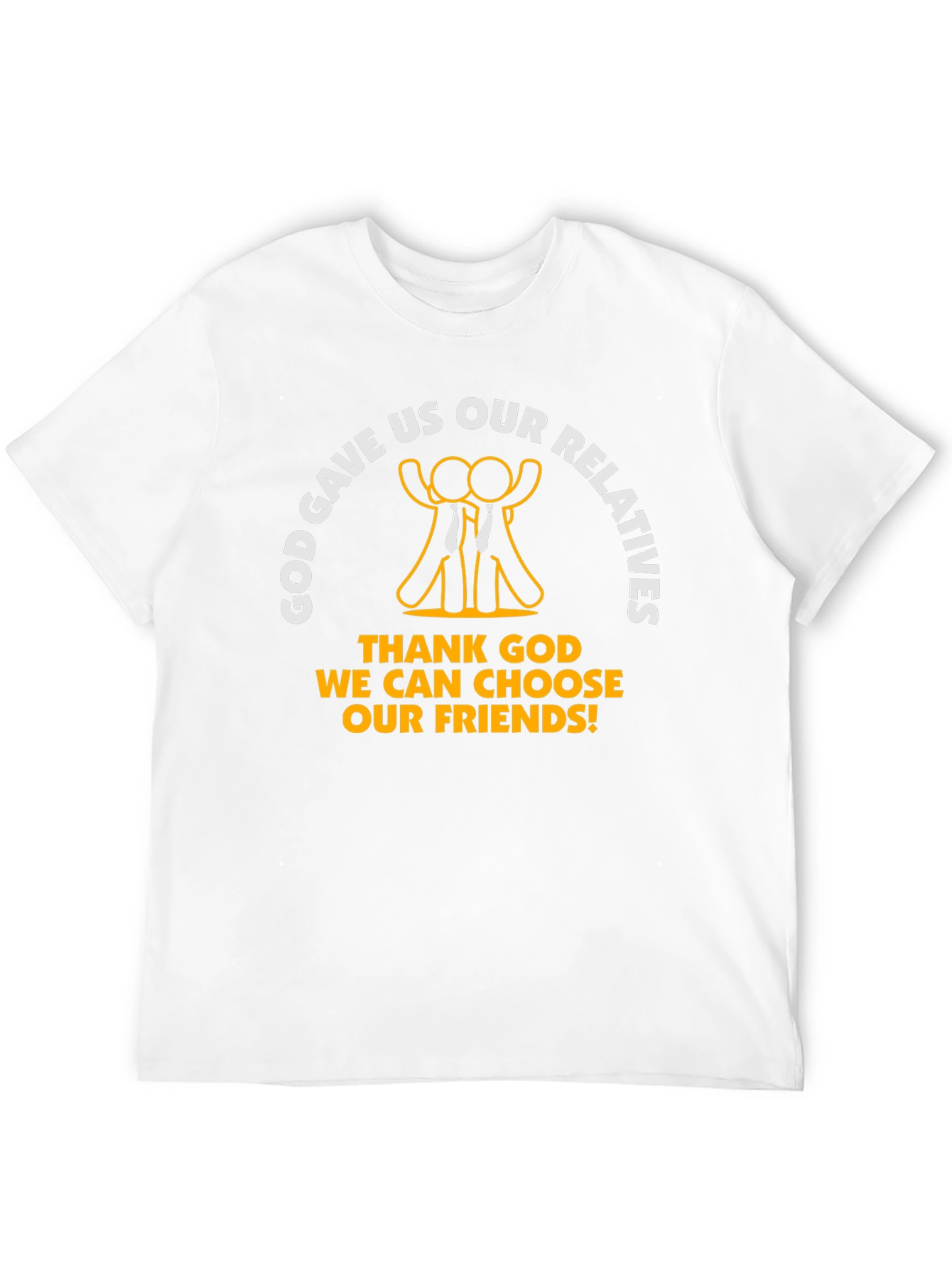 Black God Gave Us Relatives T-Shirt view 12