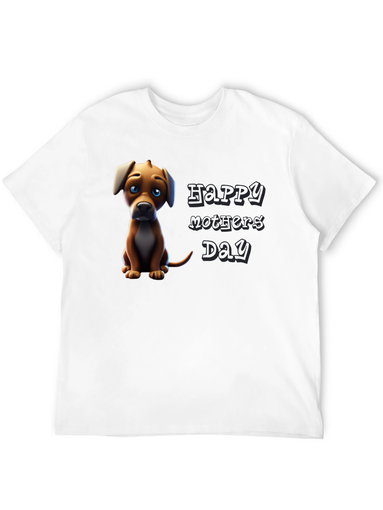Black Puppy 'Happy Mother's Day' Graphic Tee view 12