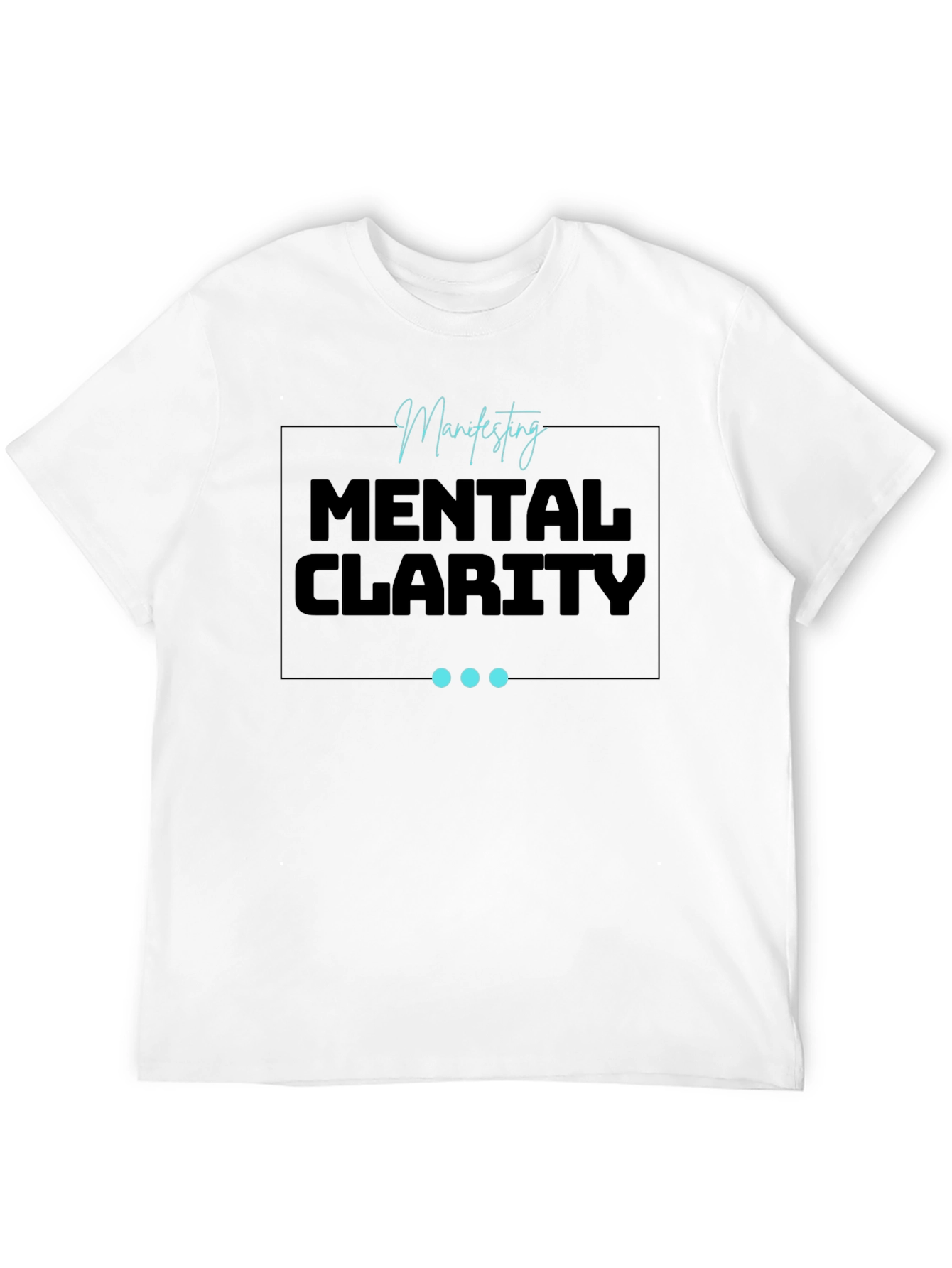 Black Mental Clarity Tee - Manifesting Focus view 12