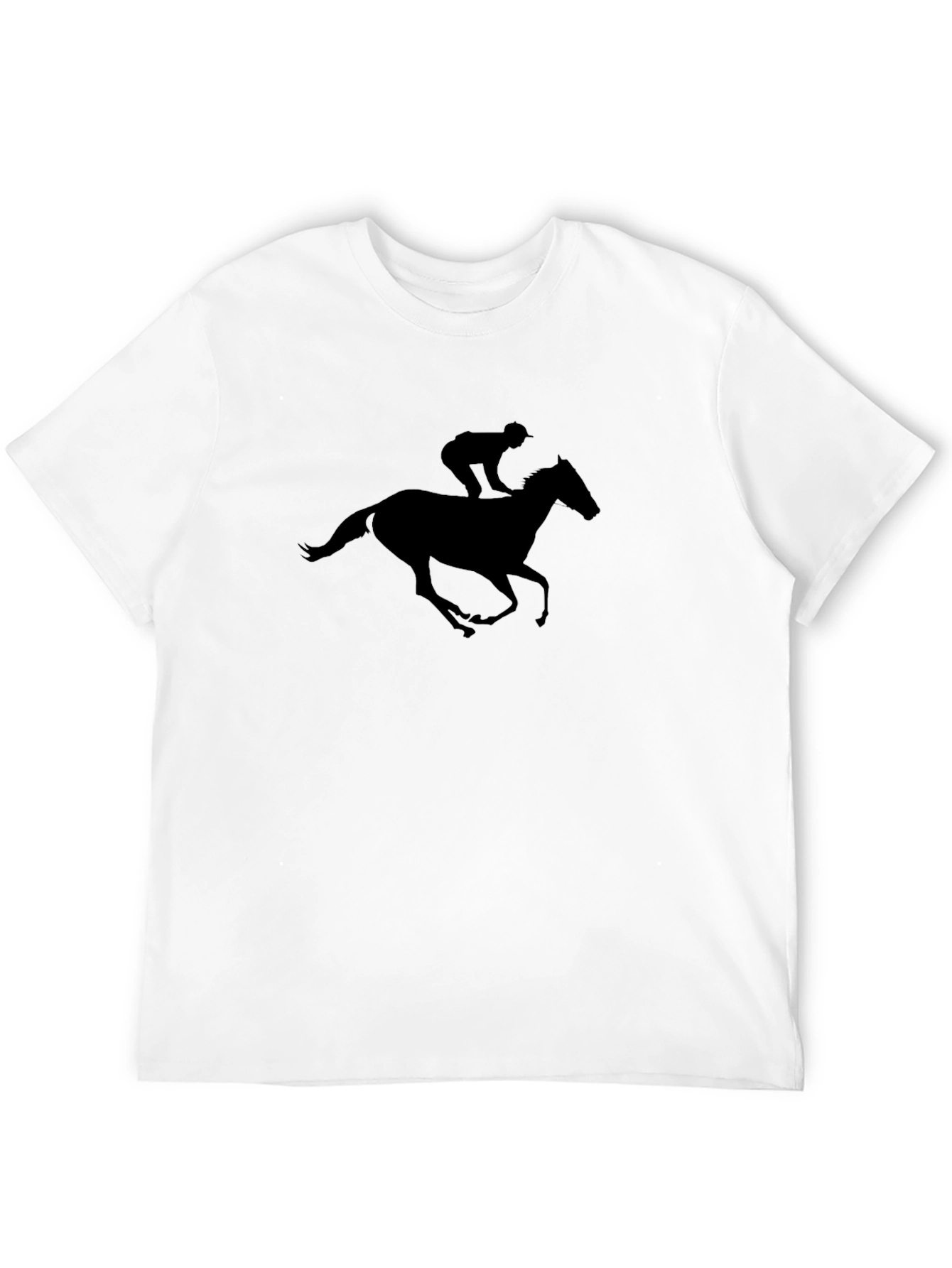 Black Black Horse Jockey Graphic Tee view 12