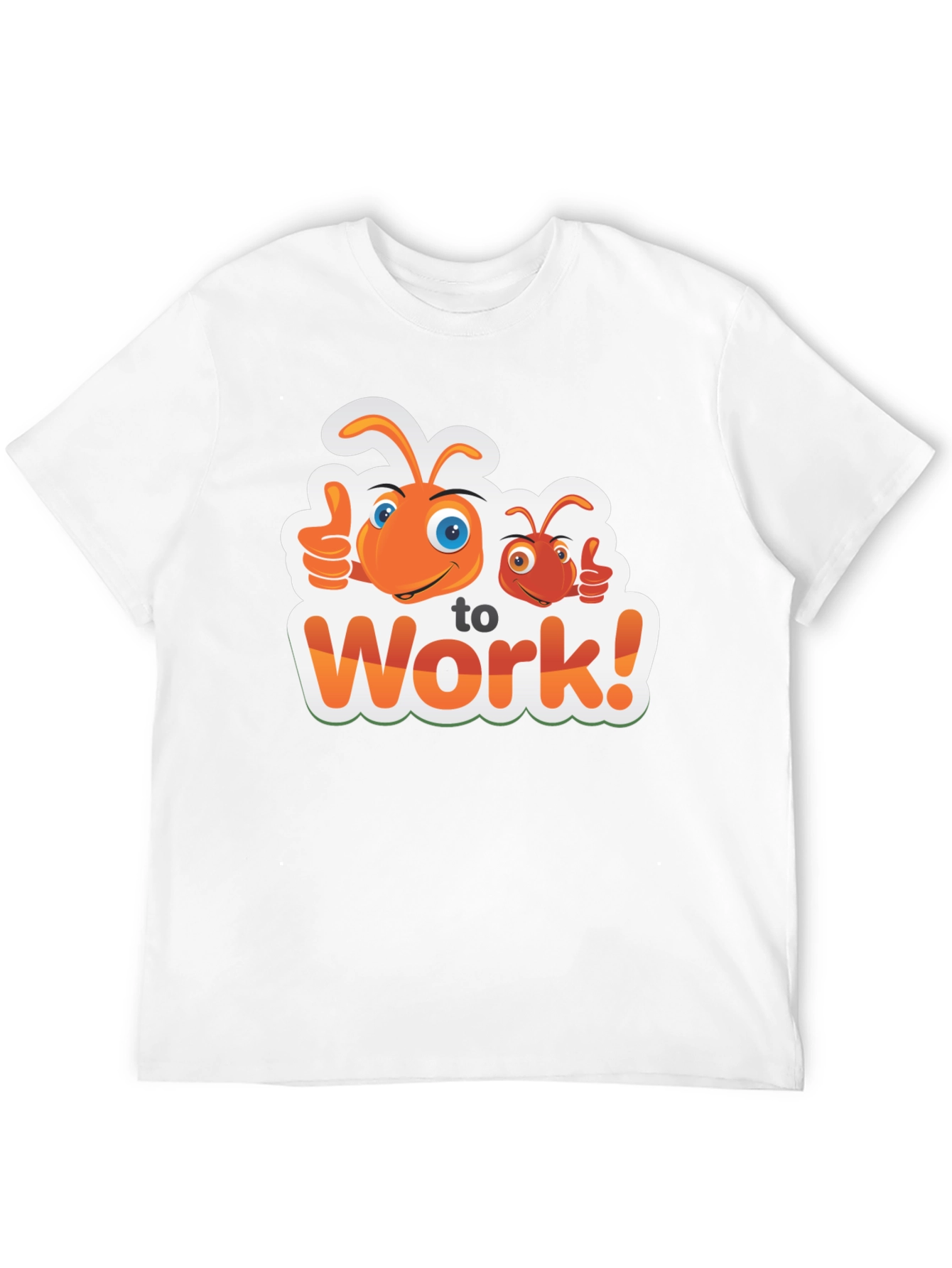 Ant To Work! Graphic Black T-Shirt - 12