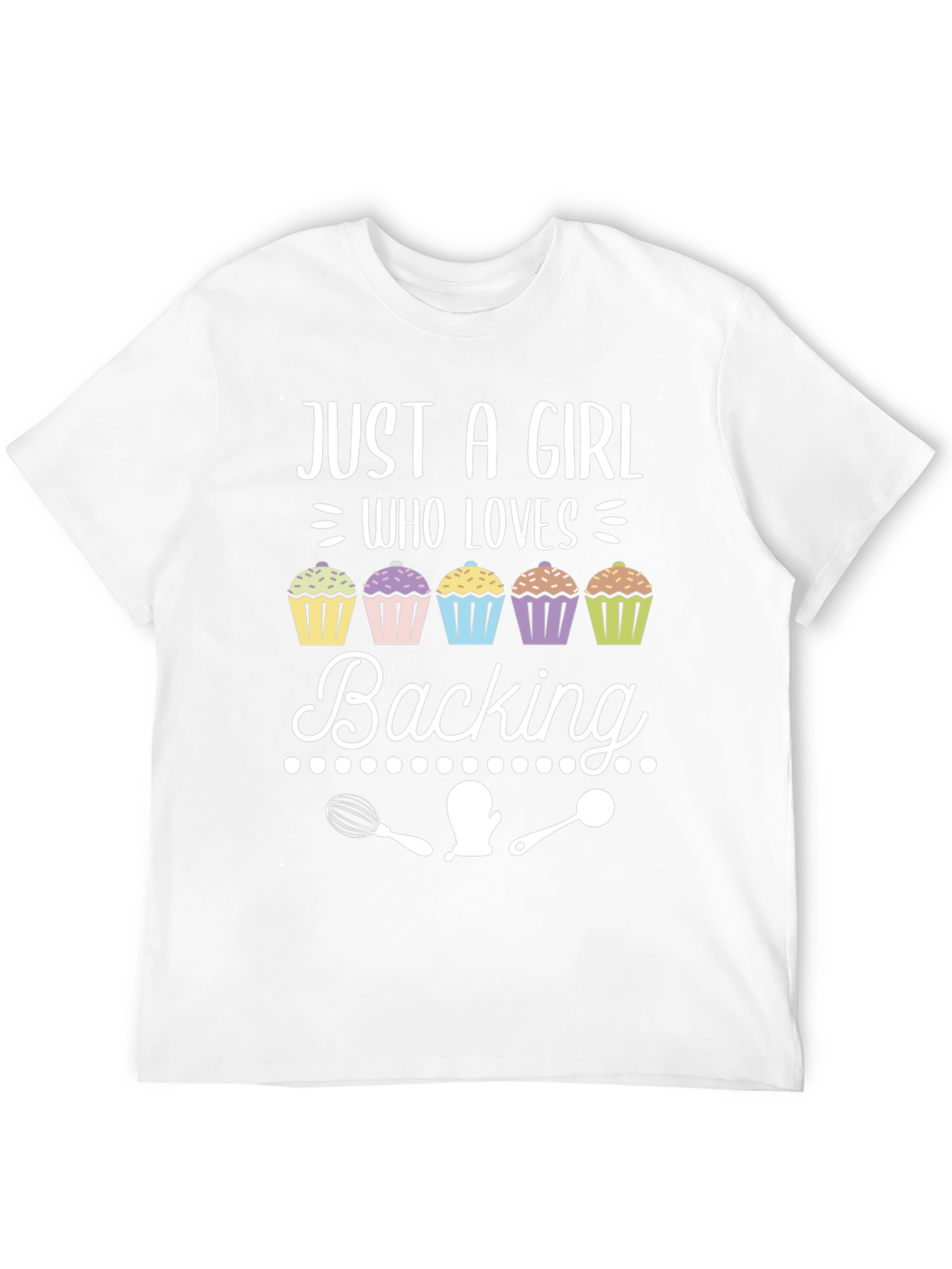 Black Baking Lover T-Shirt: Just A Girl Who Loves Baking view 12