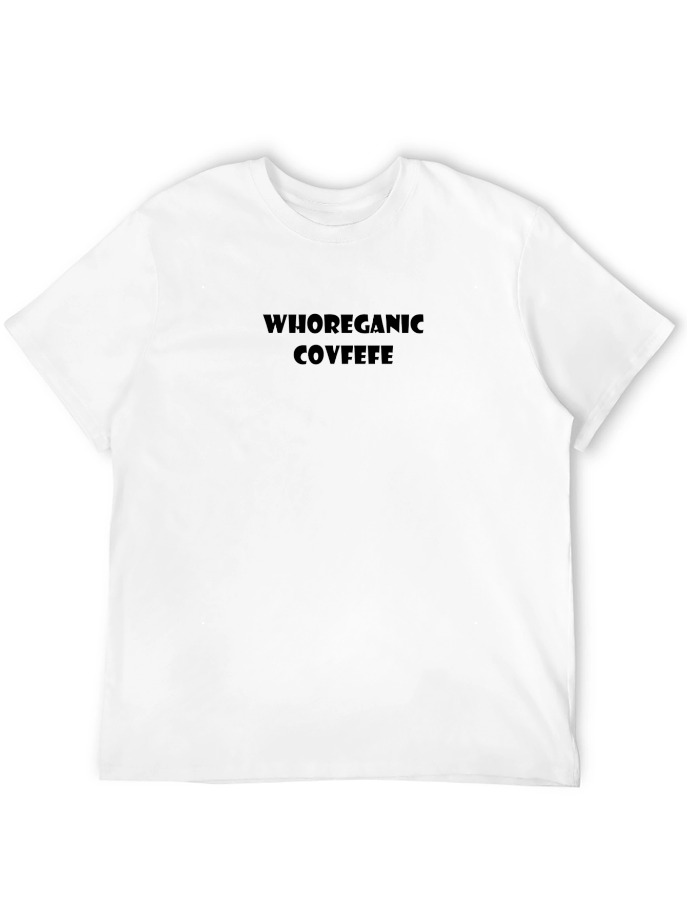 Black Whorganic Covfefe Tee - Bold Statement Shirt view 12
