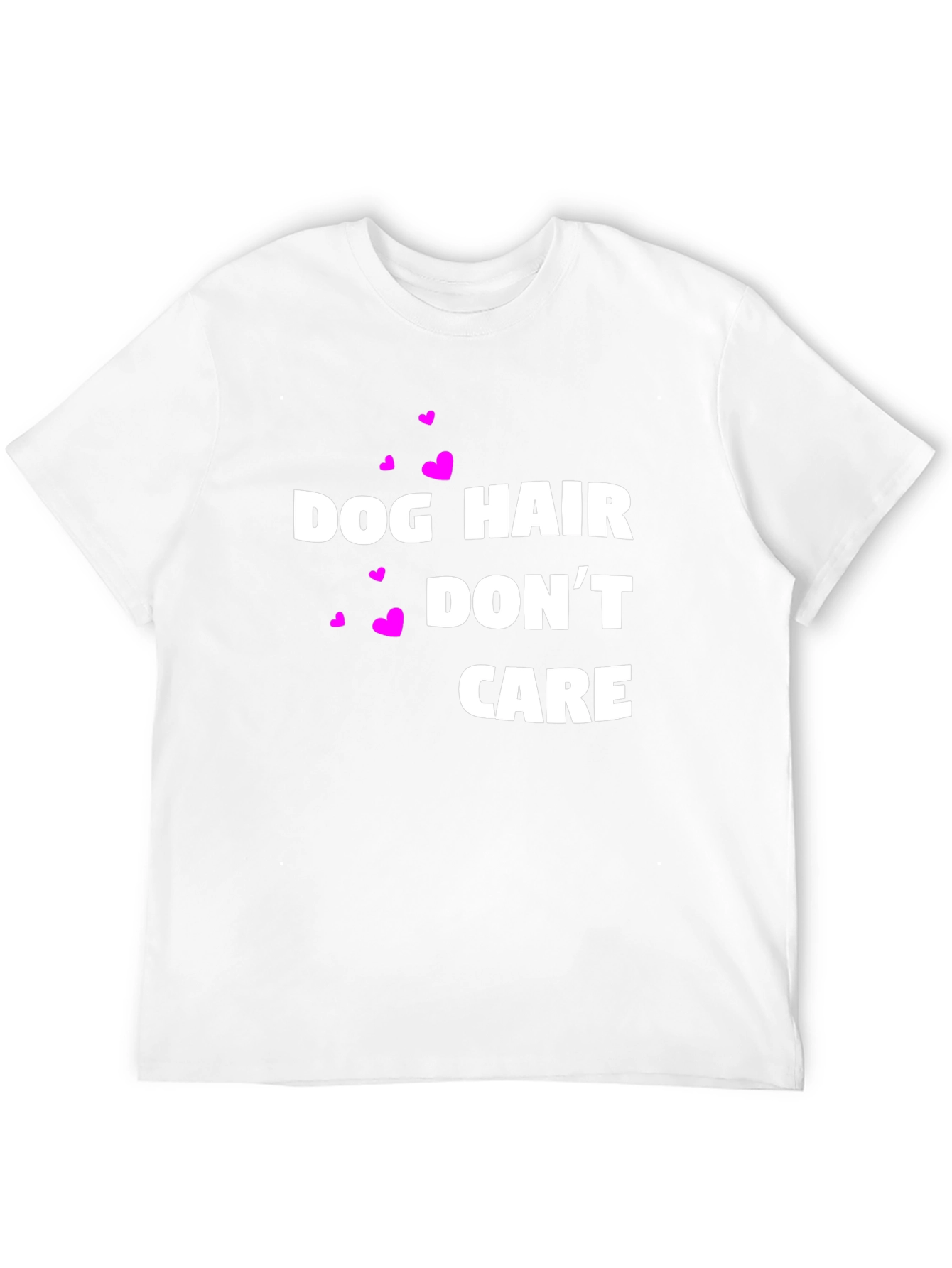 Black Dog Hair Don't Care Graphic Tee view 12
