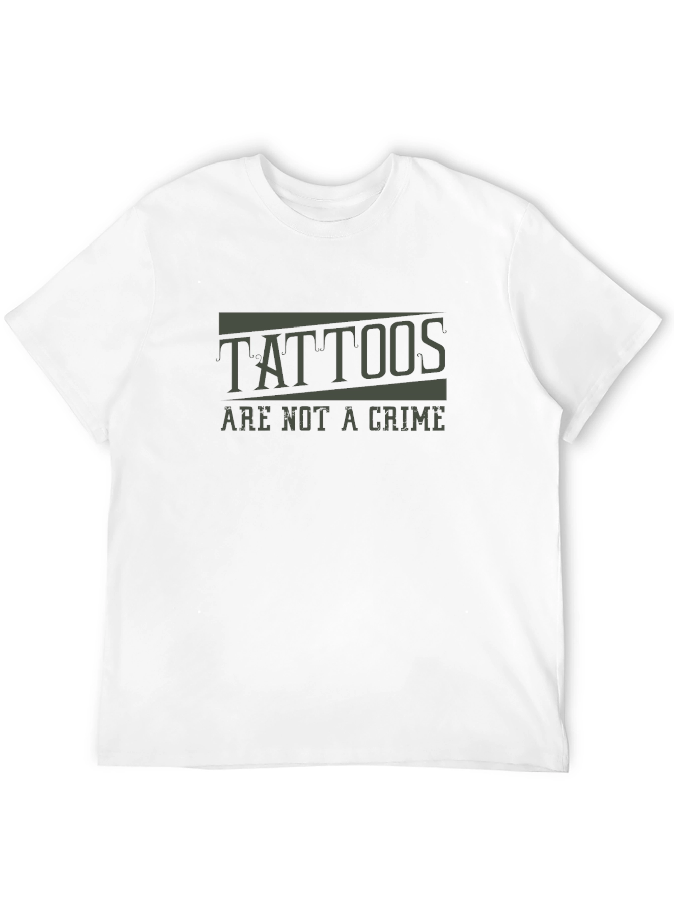 Black Tattoos Are Not A Crime Graphic T-Shirt view 12
