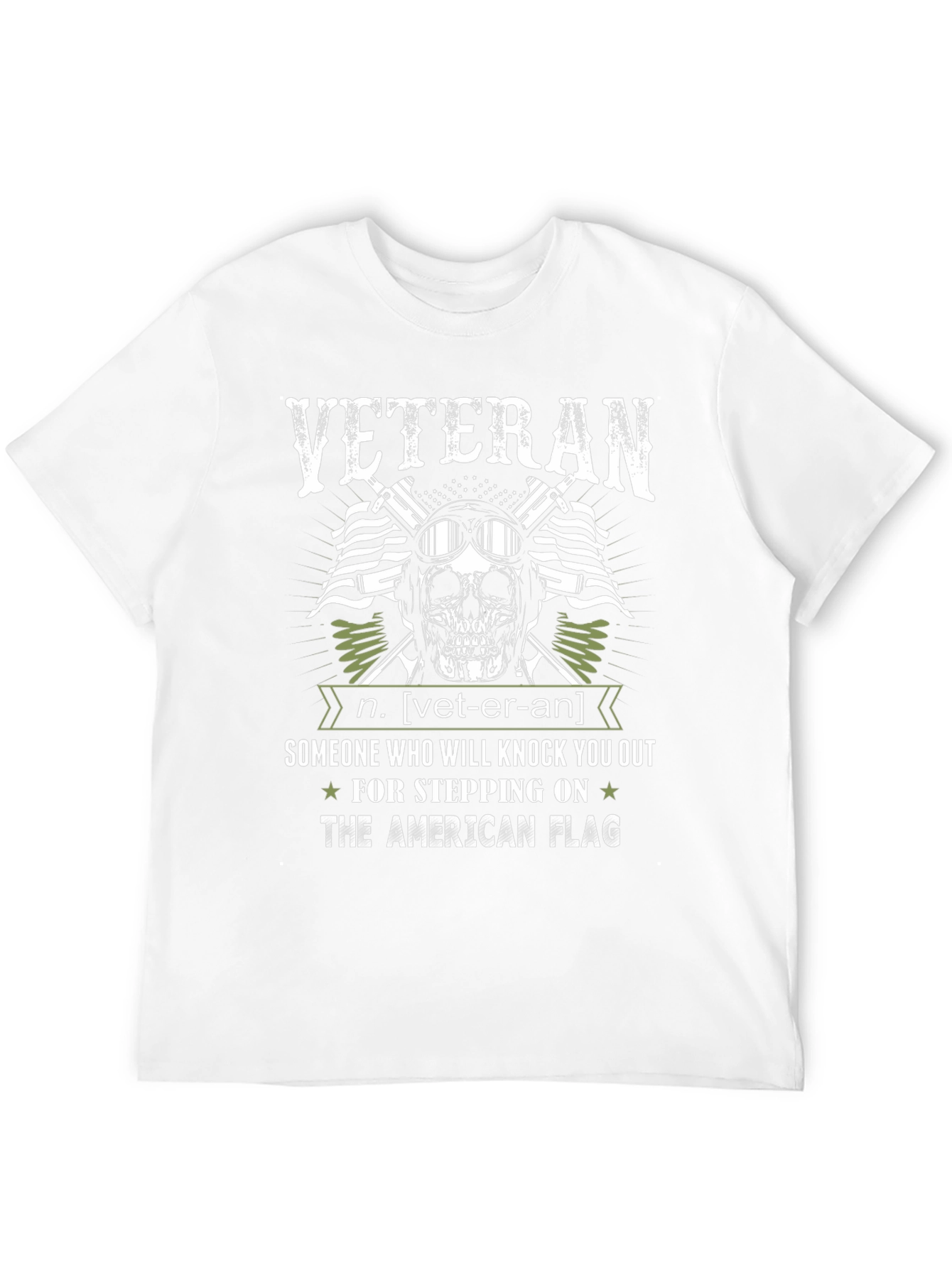 Black Veteran Definition Graphic T-Shirt view 12