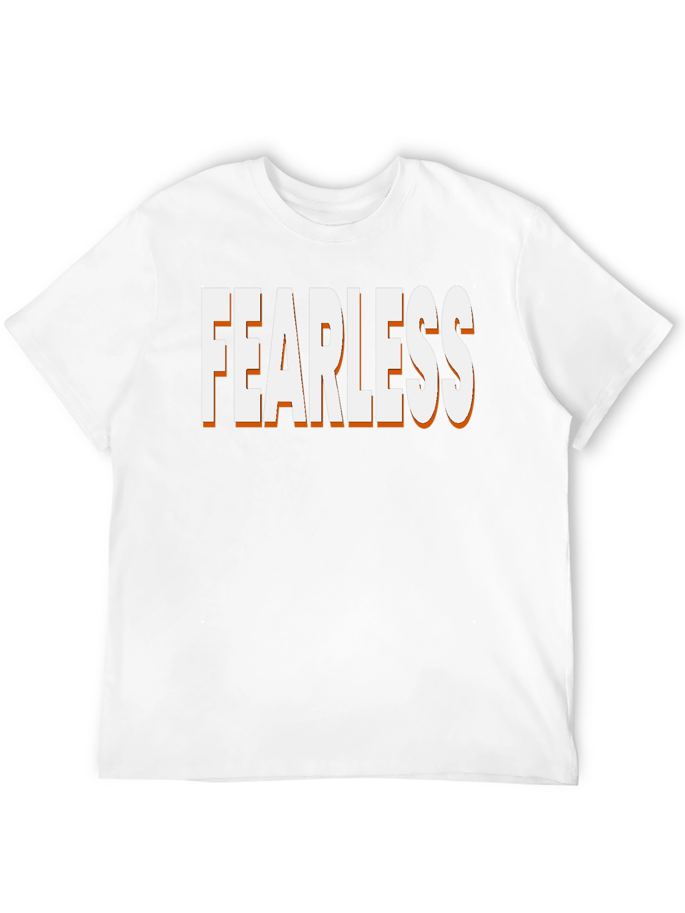 Black Fearless Graphic Tee - Bold Statement Shirt view 12