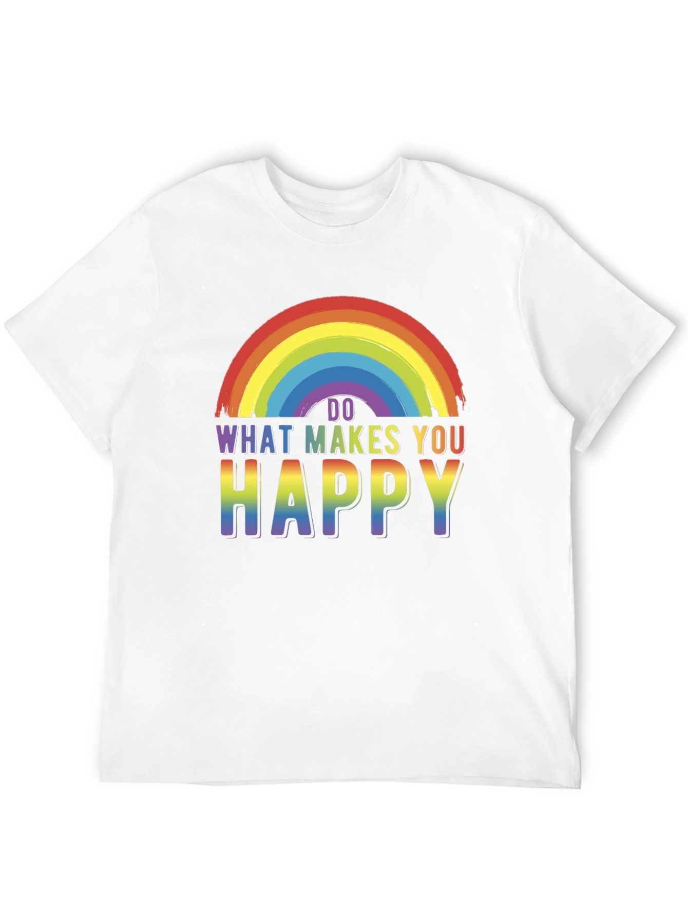 Black Rainbow 'Do What Makes You Happy' Black Tee view 12