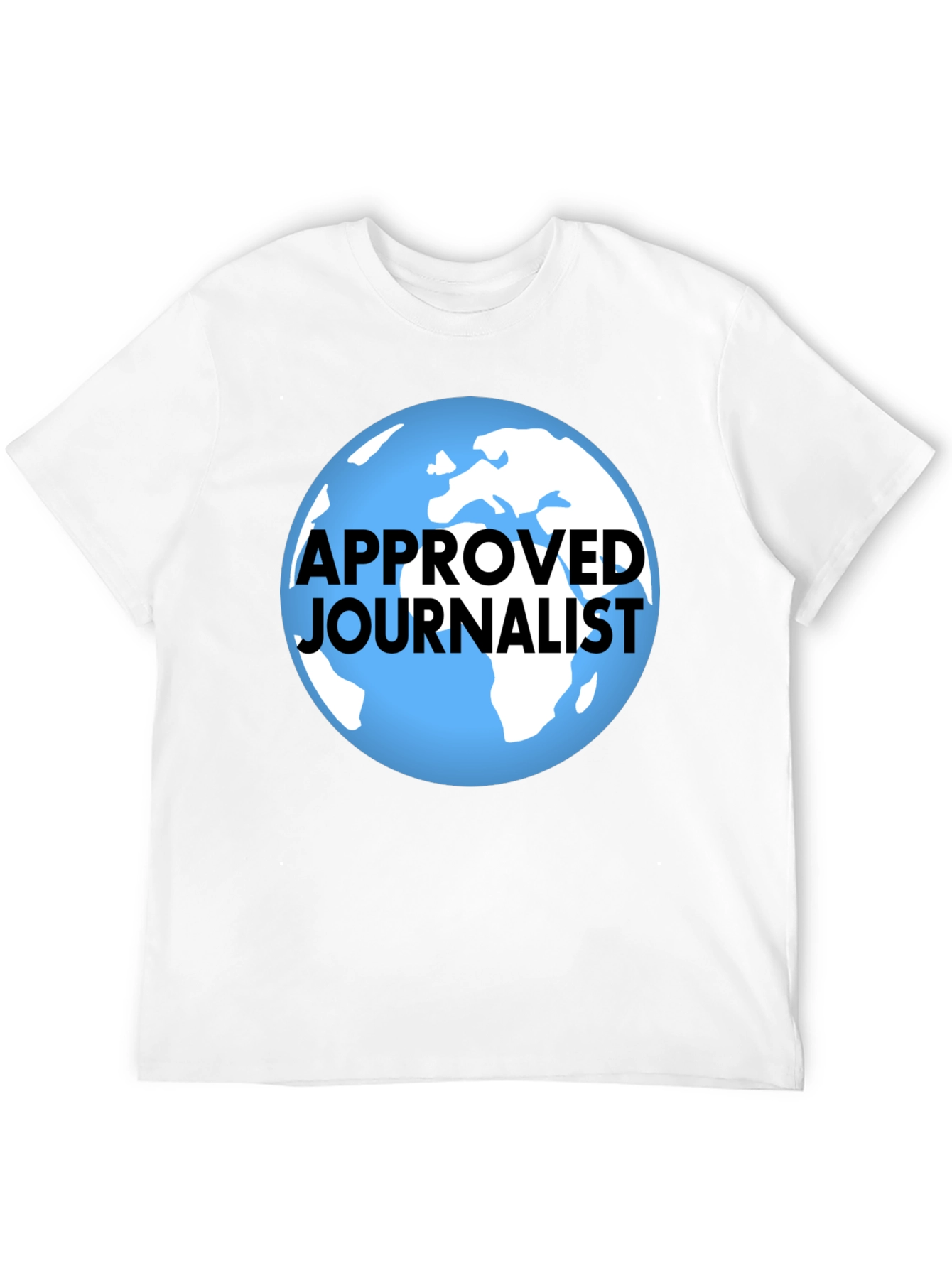 Black Approved Journalist Graphic T-Shirt - Black view 12