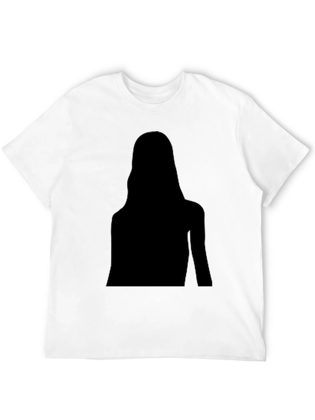 Black Silhouette Graphic Tee - Modern Style, Soft Fabric view 12