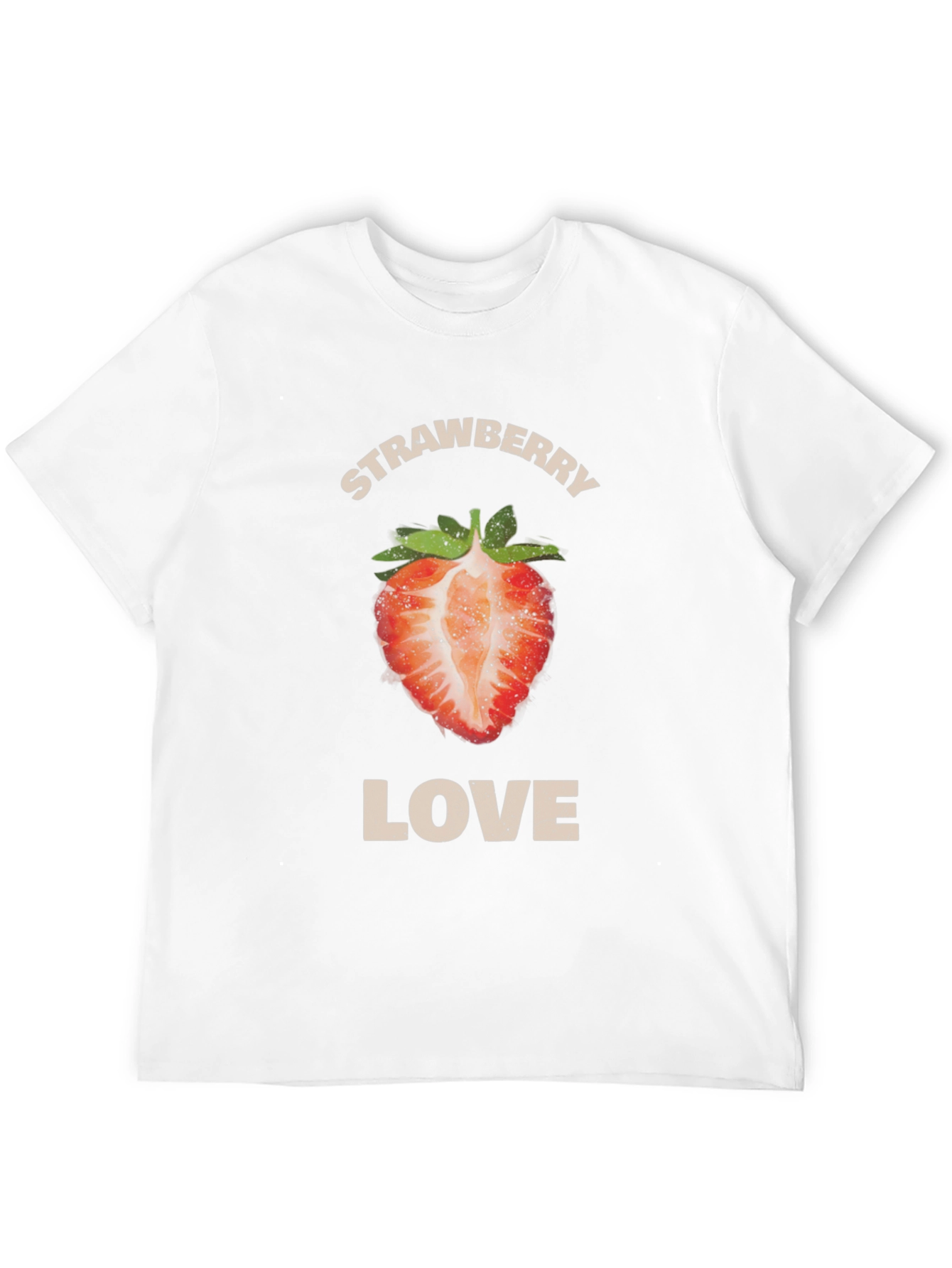 Black Strawberry Love Graphic T-Shirt - Stylish Fruit Tee view 12