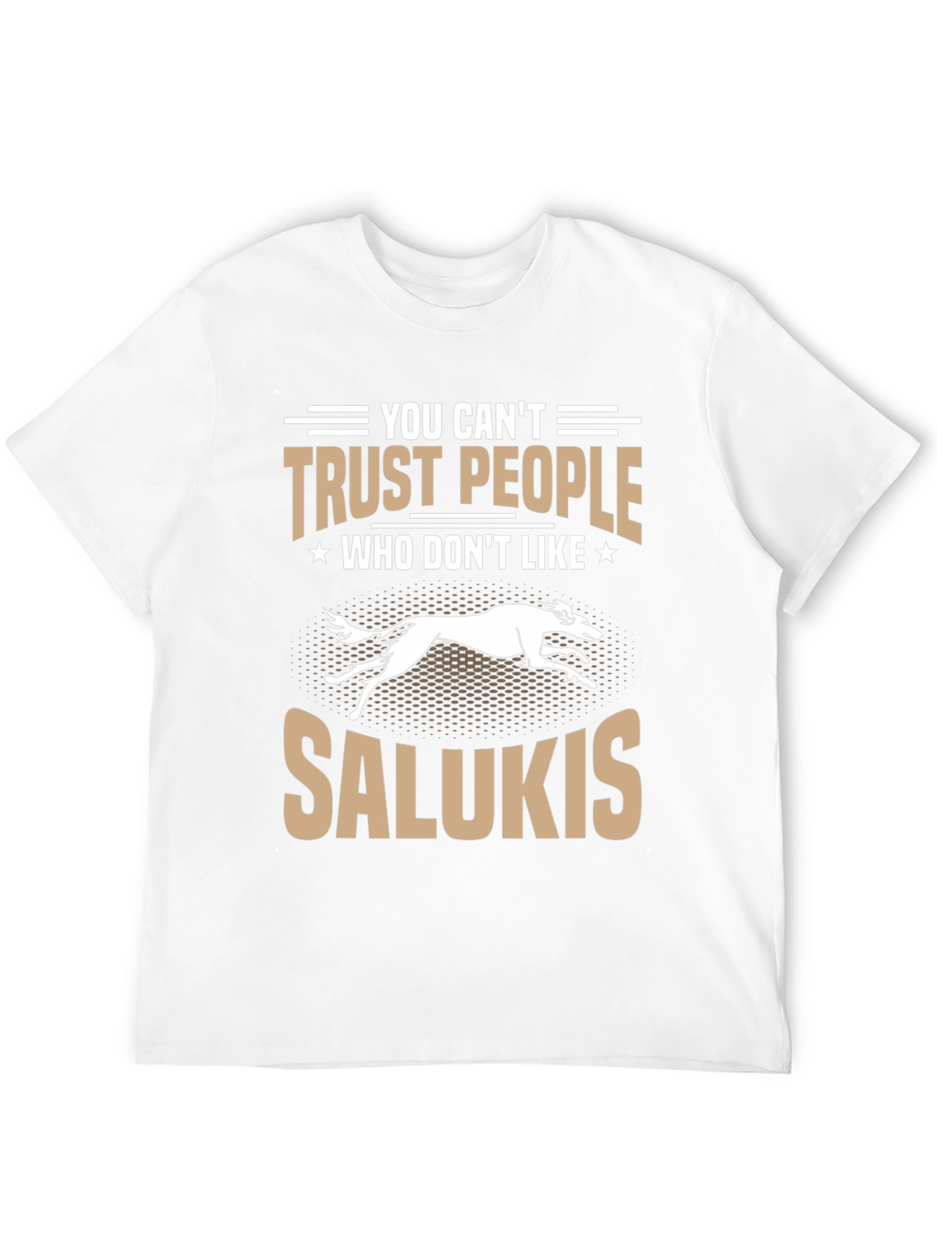 Black Salukis Dog Lovers T-Shirt: Trust People Who Like Salukis! view 12