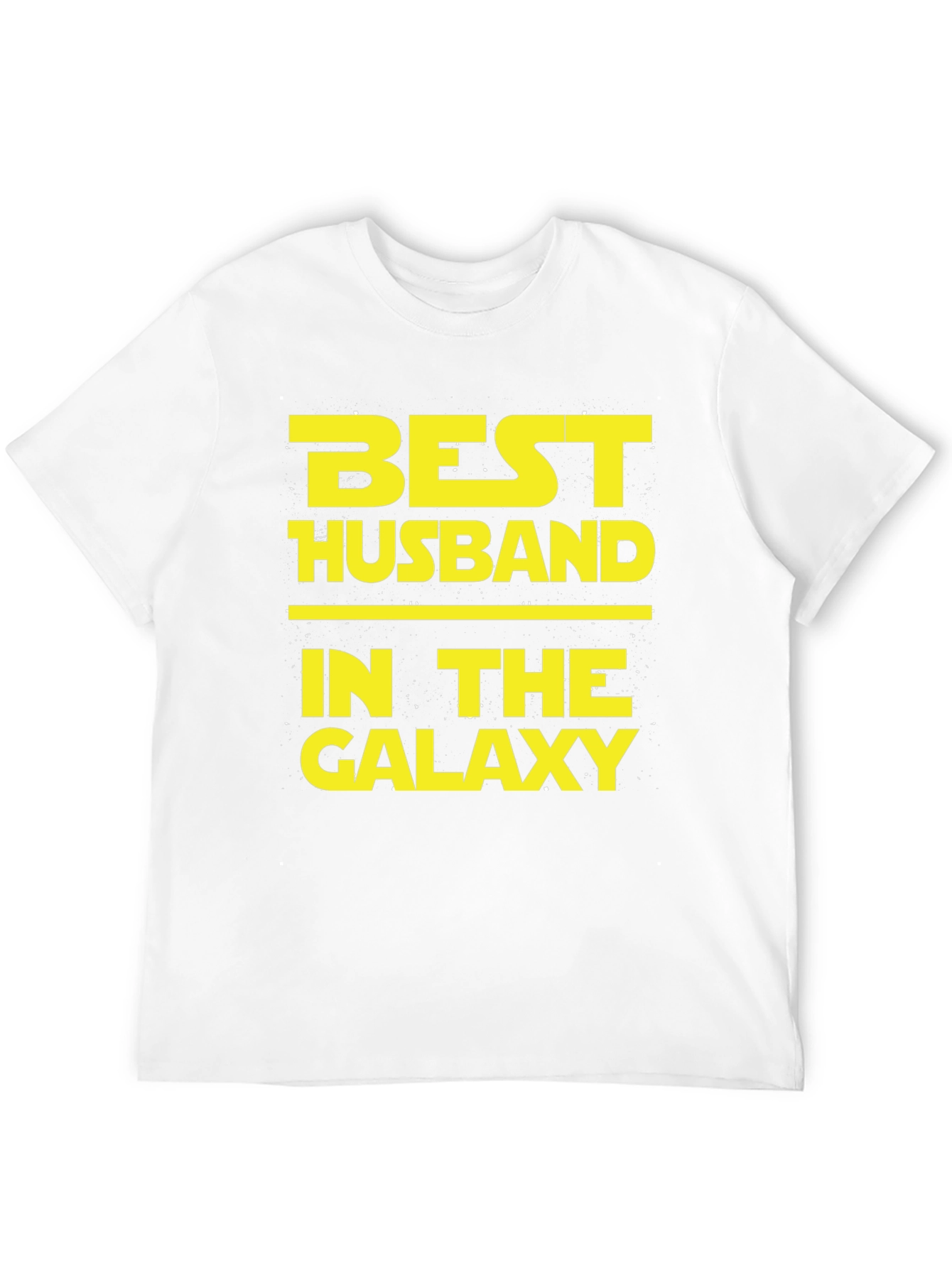 Black Best Husband in the Galaxy T-Shirt view 12
