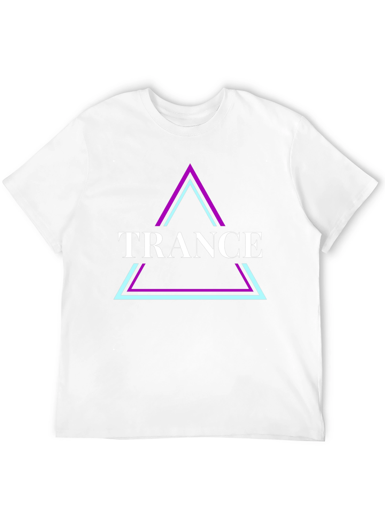 Black Trance Music Graphic Tee - Black Cotton T-Shirt view 12