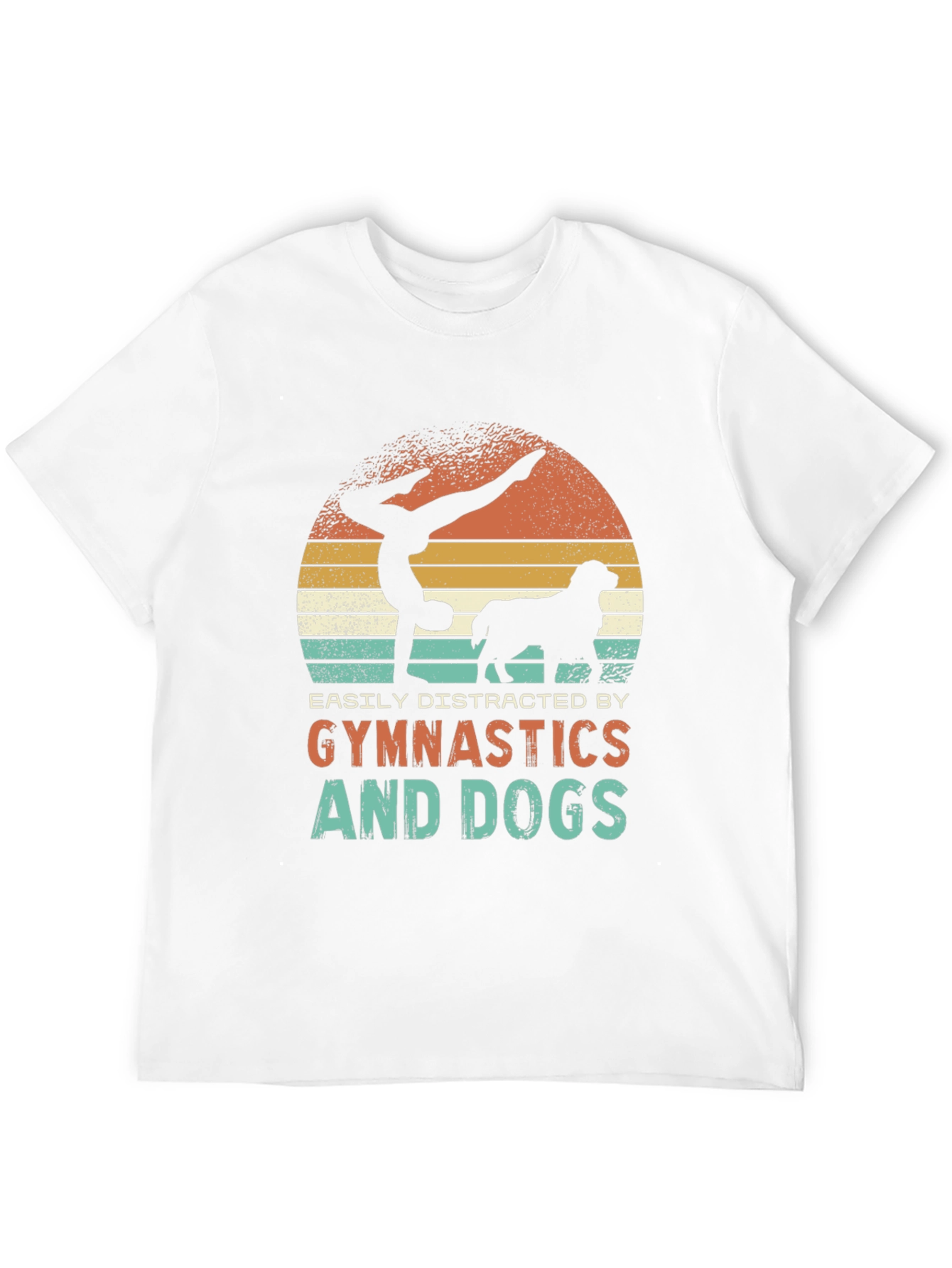 Black Gymnastics and Dogs T-Shirt view 12