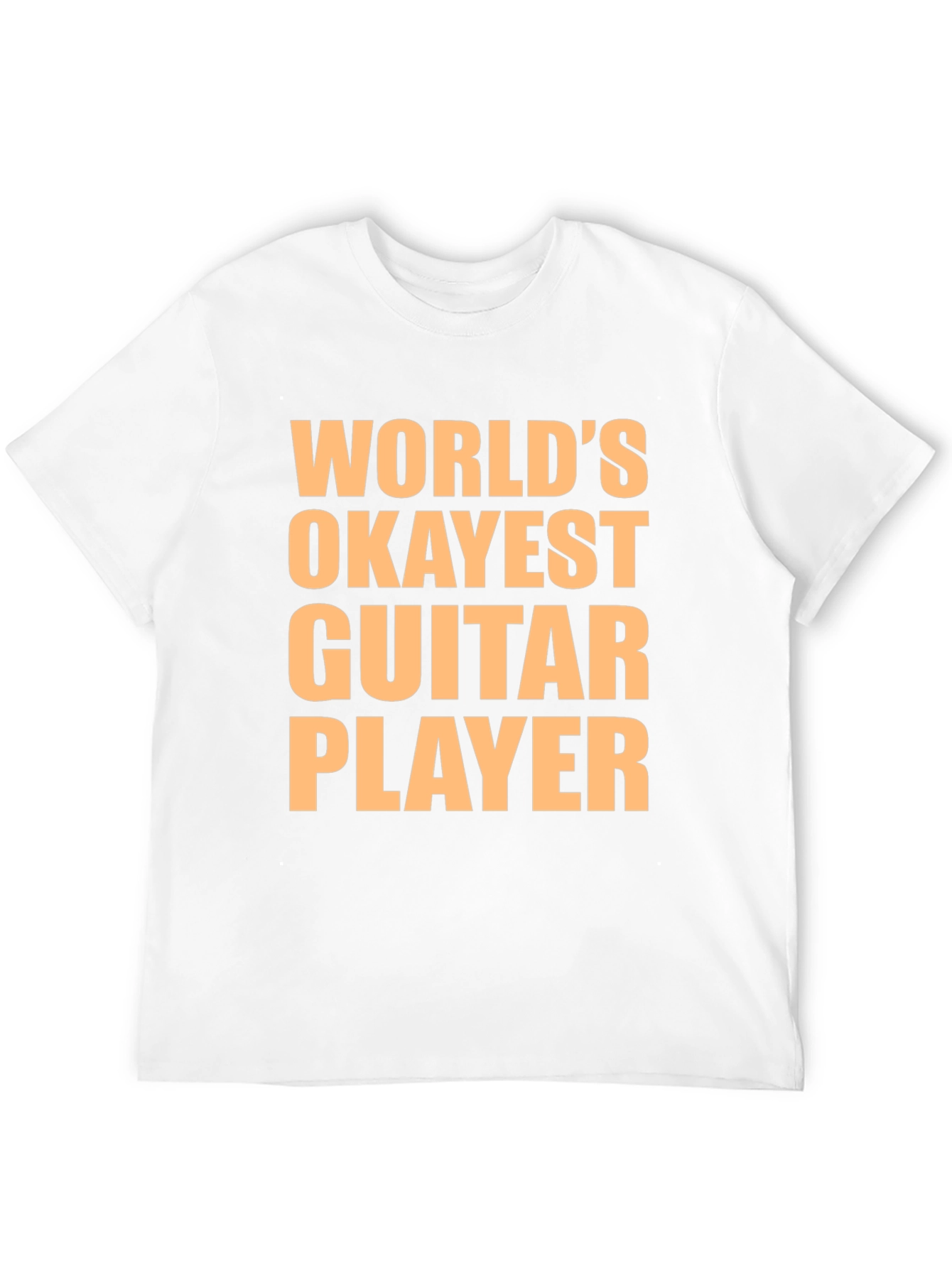 Black World's Okayest Guitar Player T-Shirt view 12