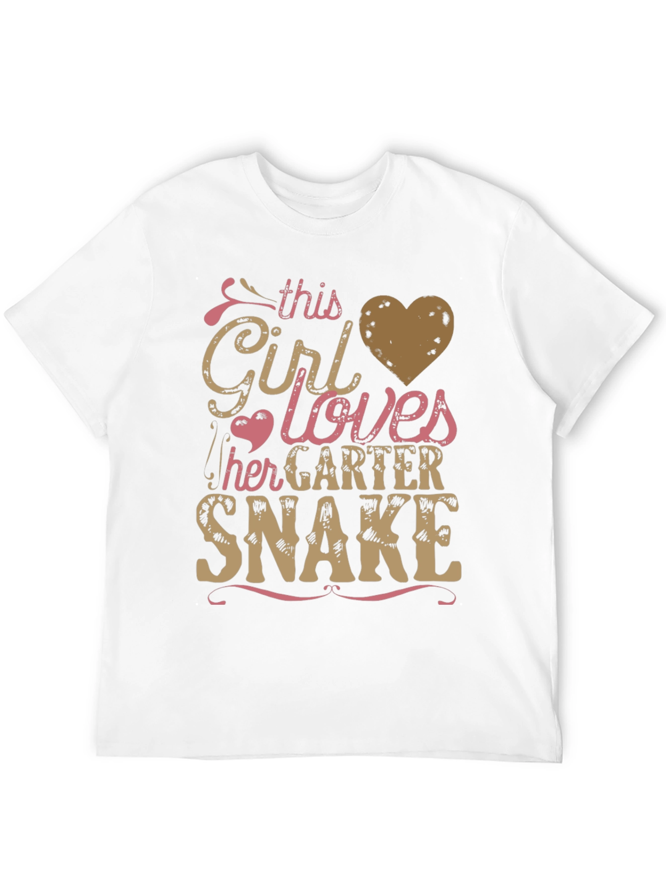Black Girl Loves Garter Snake Graphic Tee - Novelty Animal T-Shirt view 12