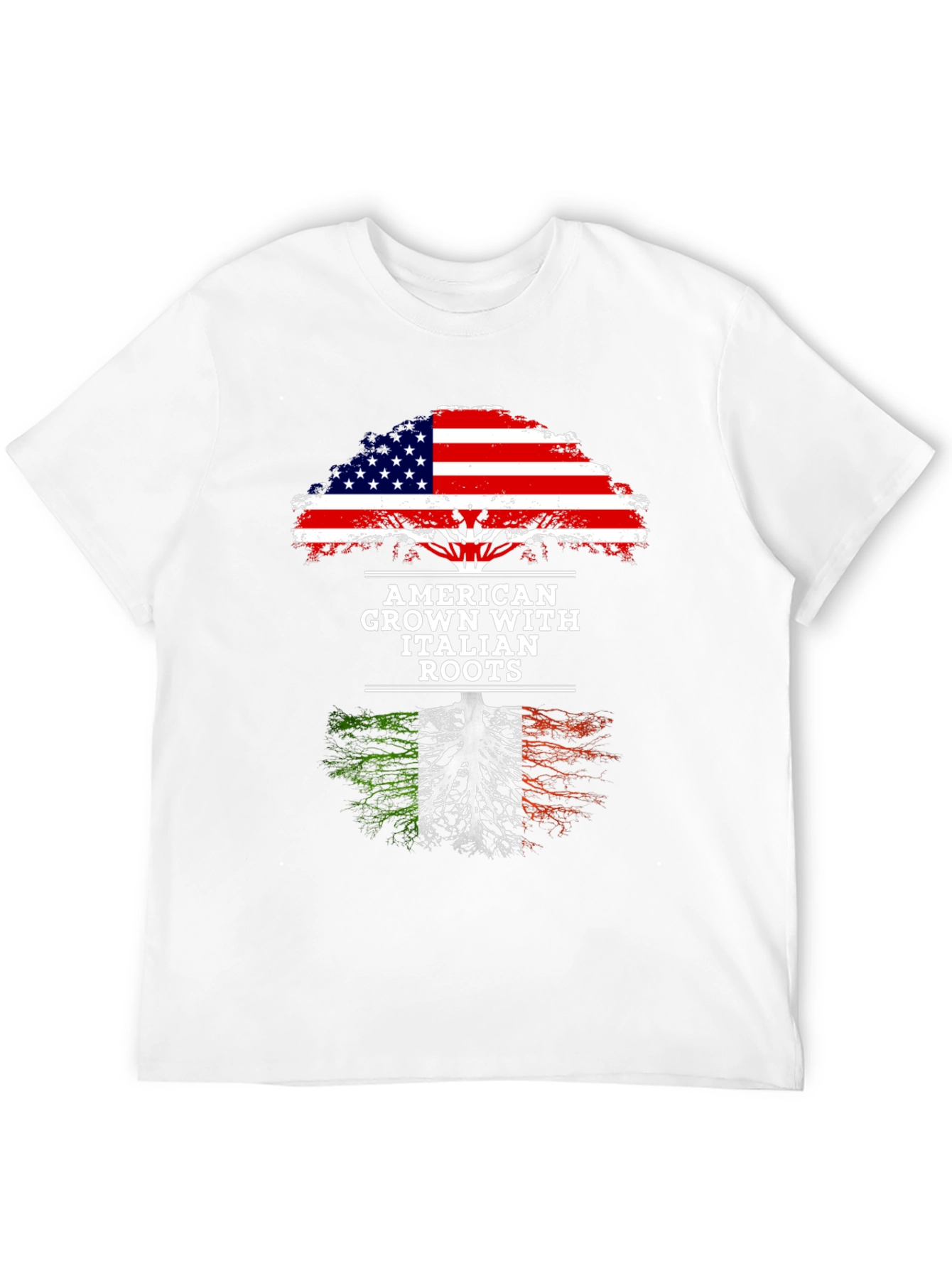 American Grown with Italian Roots T-Shirt - 12
