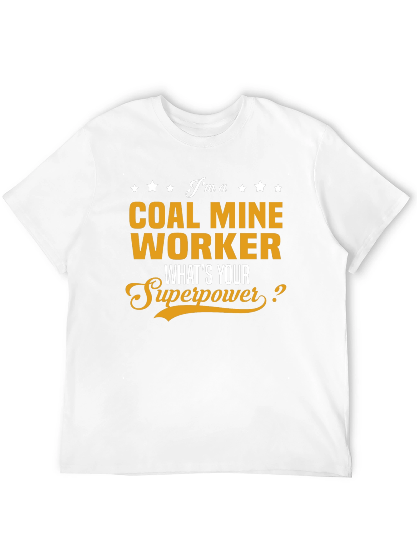 Black Coal Miner Worker Superpower T-Shirt view 12