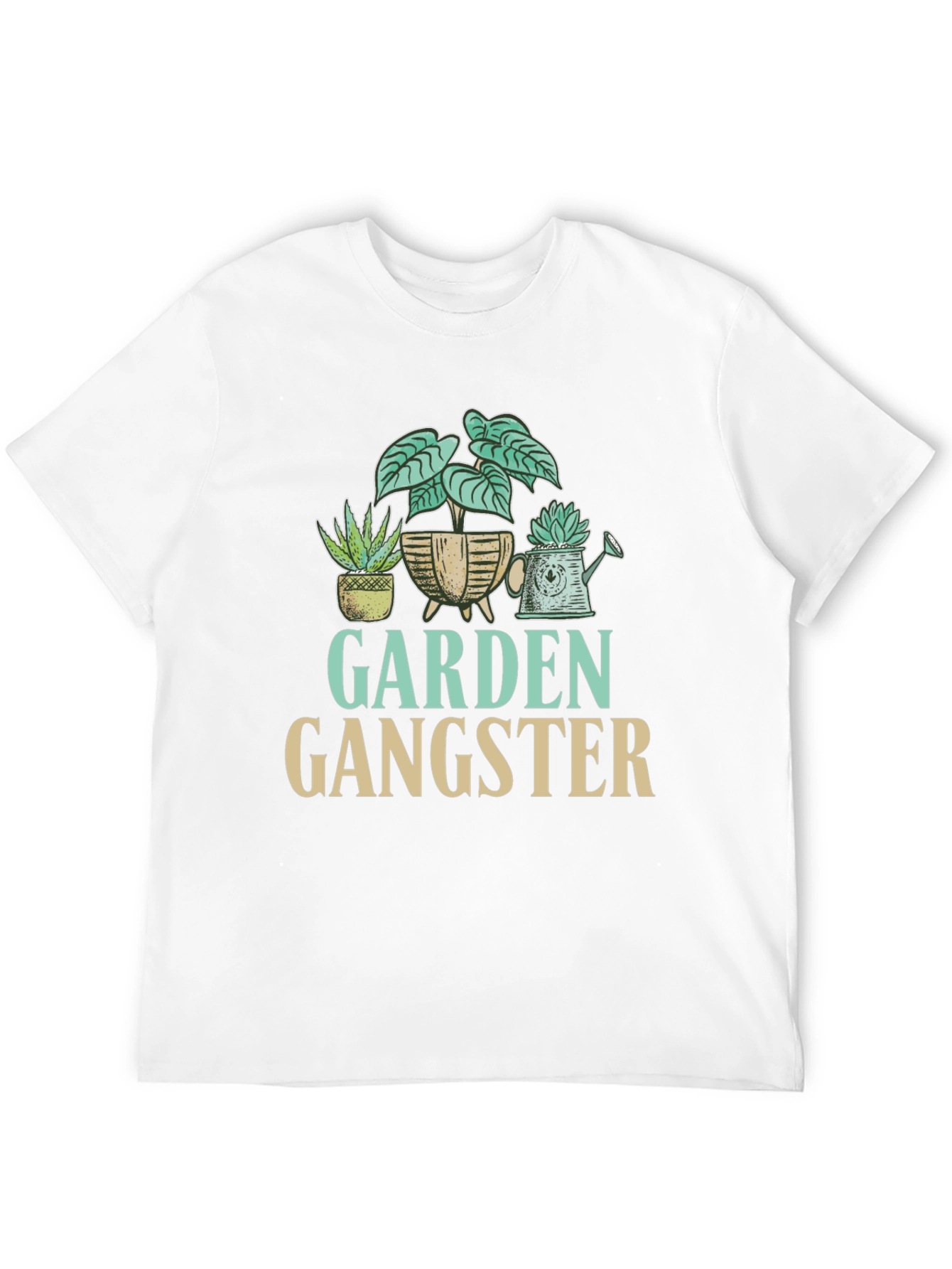 Black Garden Gangster Graphic T-Shirt view 12