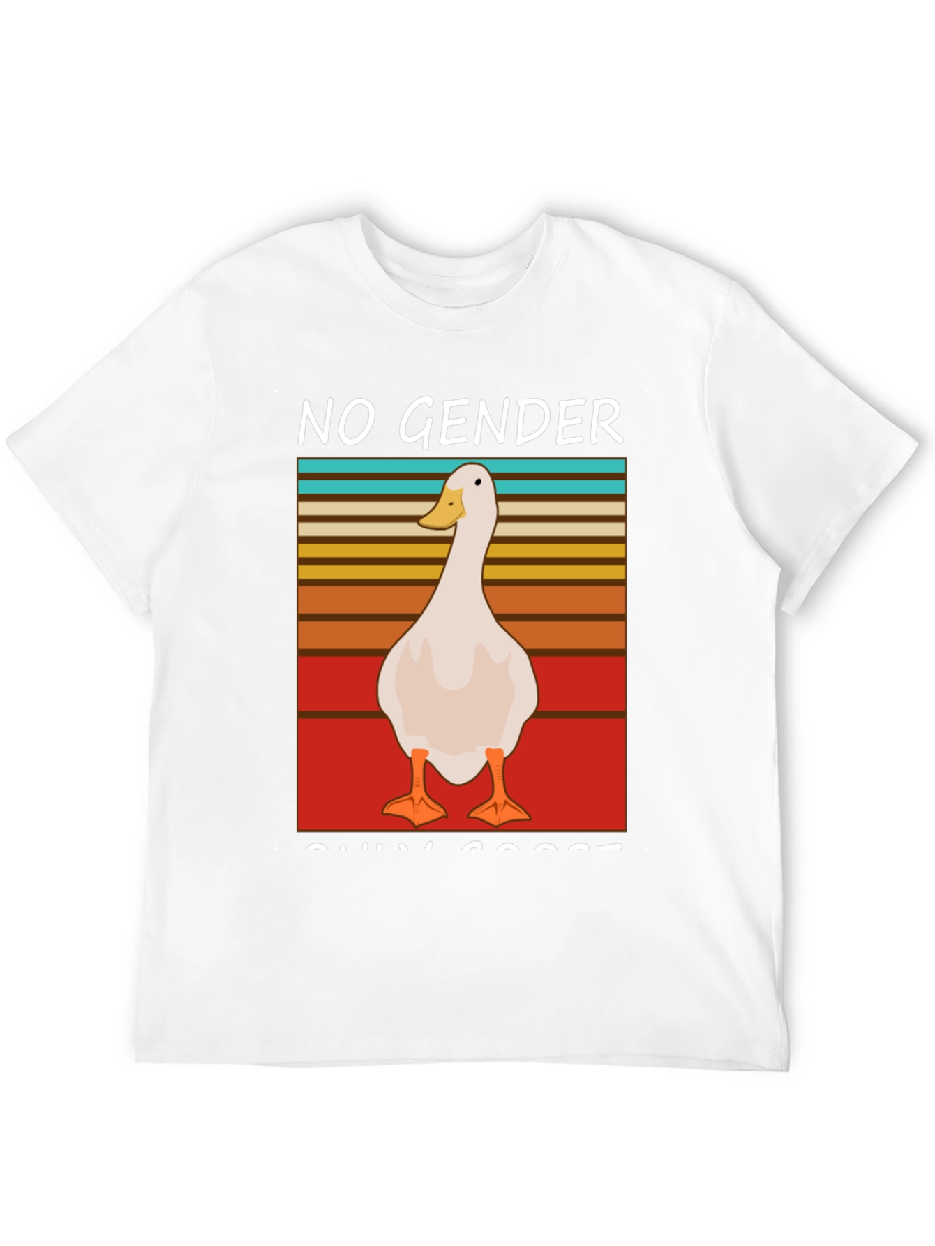 Black No Gender Only Goose T-Shirt view 12