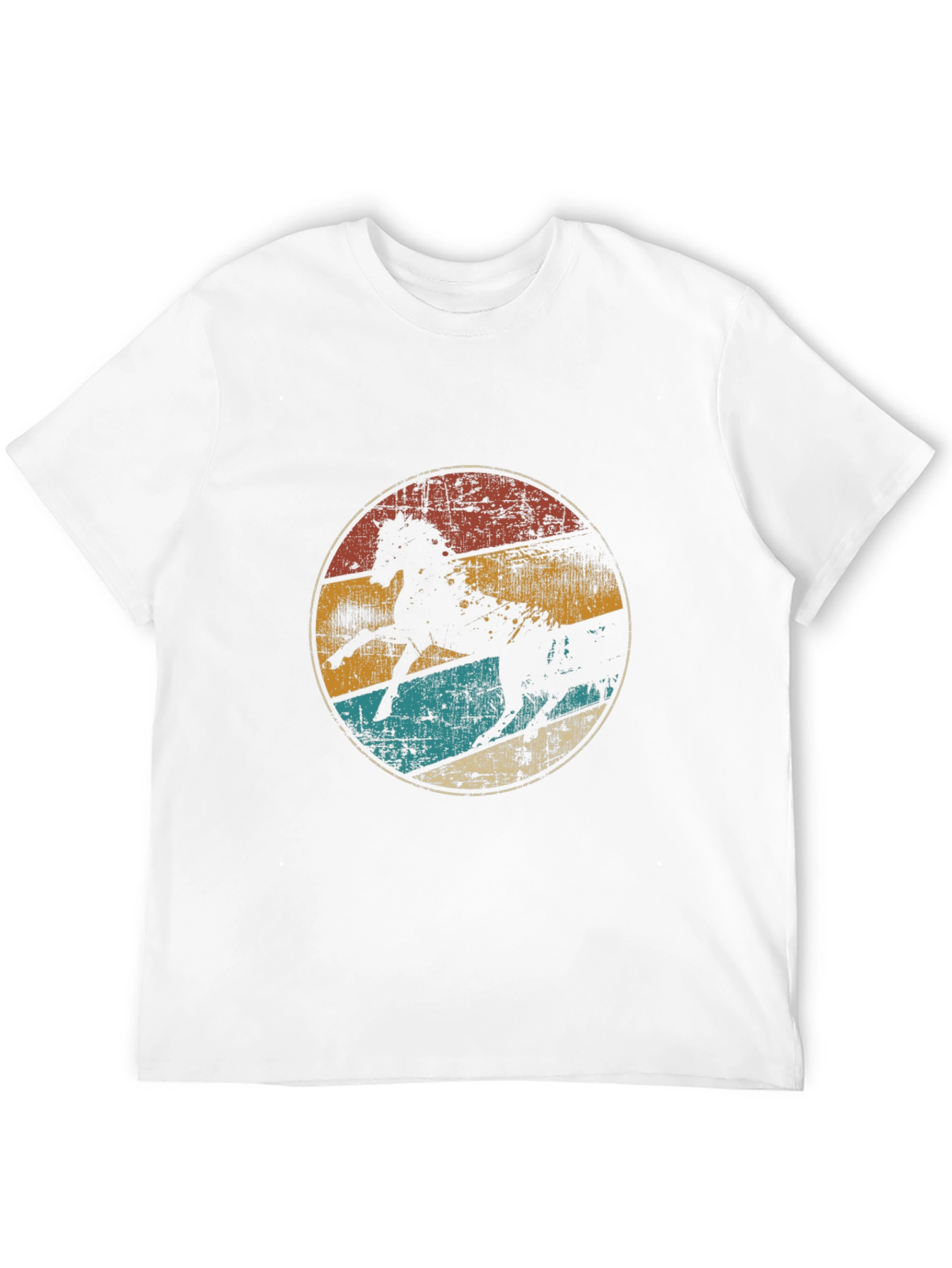 Black Vintage Horse Graphic Tee - Retro Style view 12