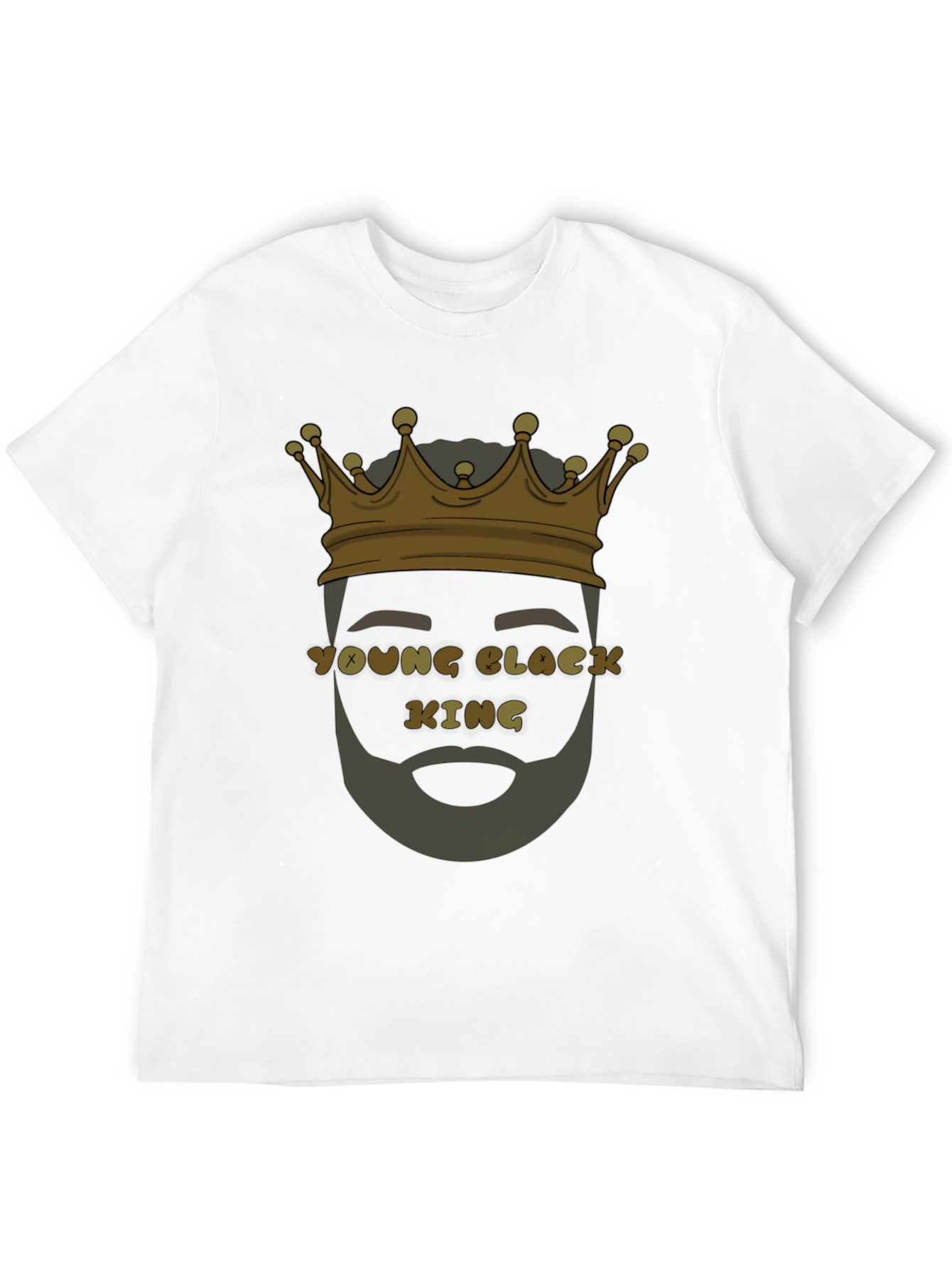 Black Young Black King Graphic T-Shirt view 12