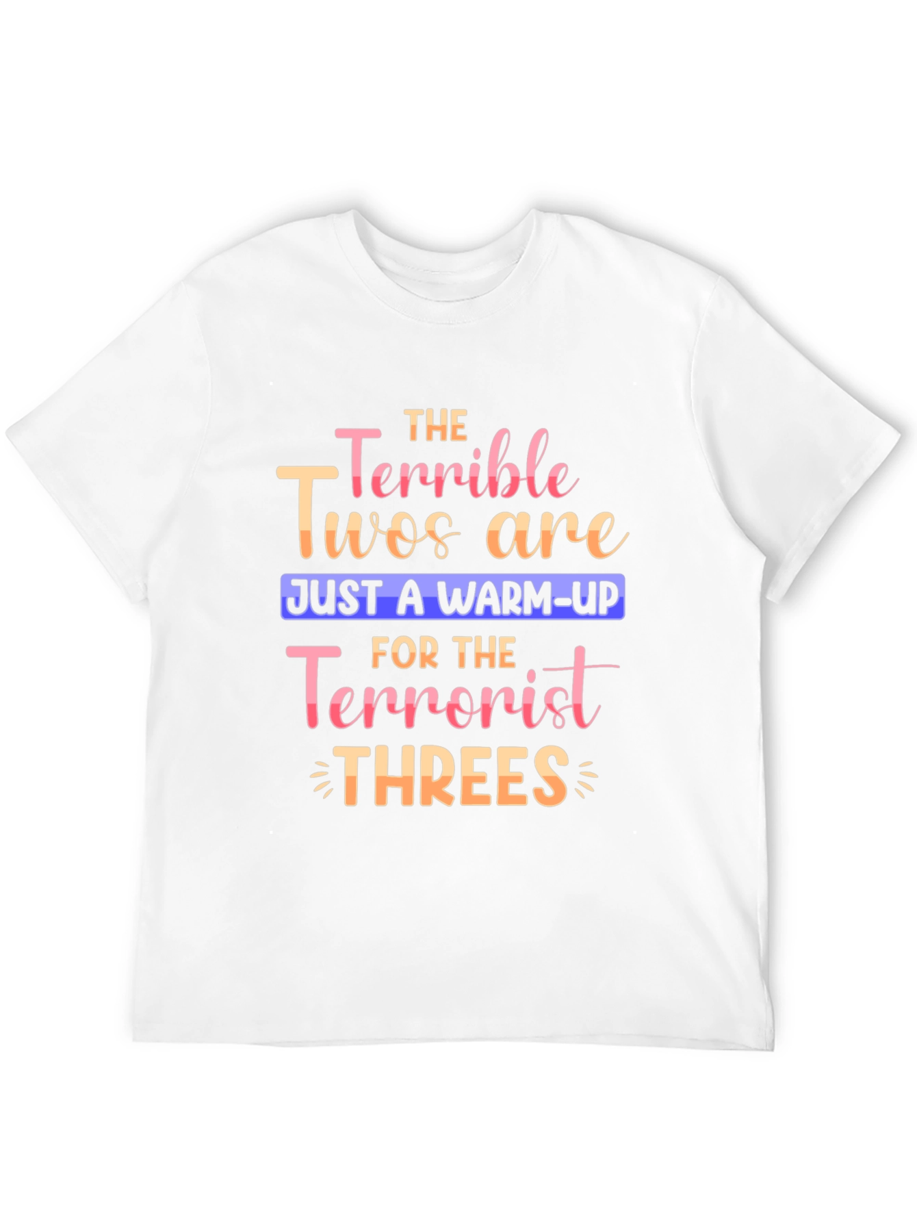 Black Terrible Twos Warm-Up T-Shirt view 12