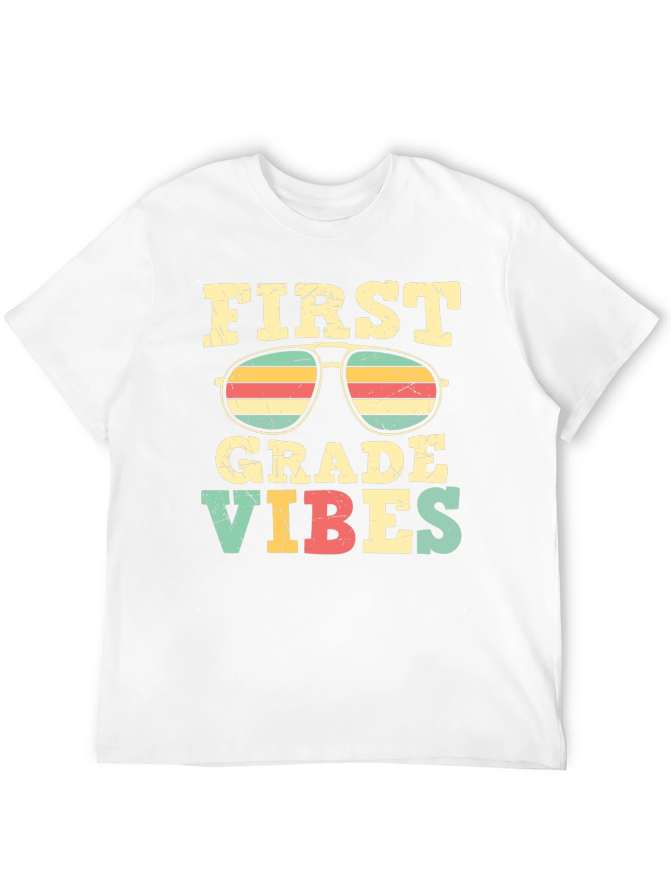 Black First Grade Vibes Graphic Tee - Back to School Shirt view 12