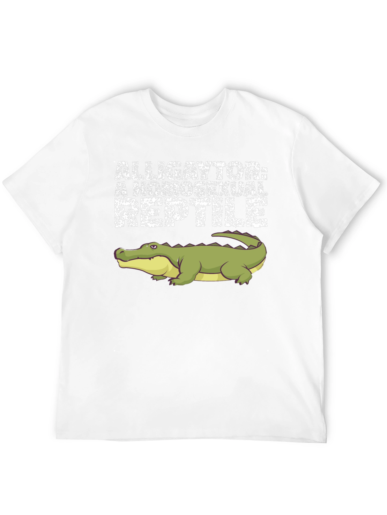 Black Alligaytor: Homosexual Reptile Graphic T-Shirt view 12