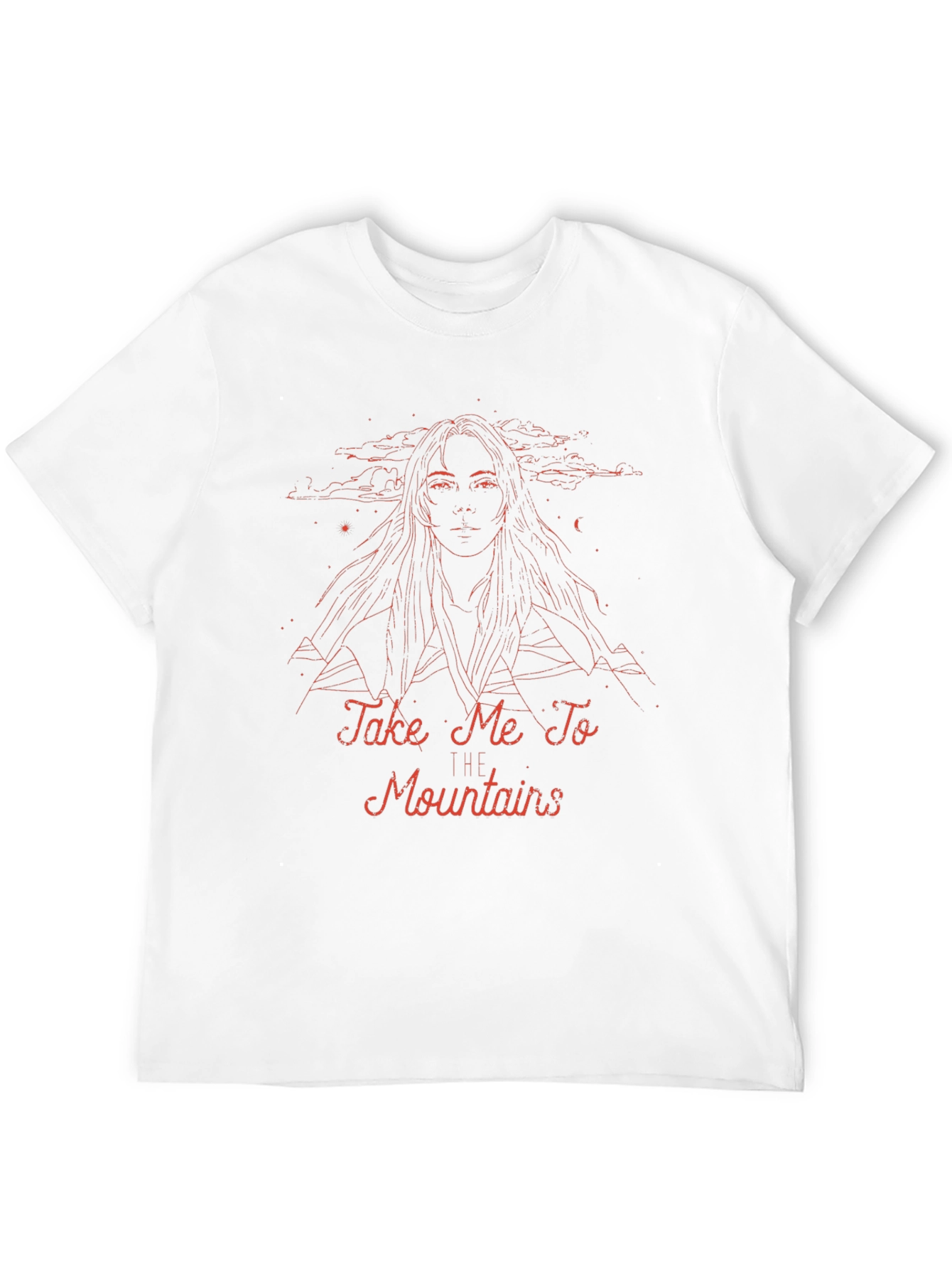 Black Mountains Graphic Tee - Black Crew Neck T-Shirt view 12