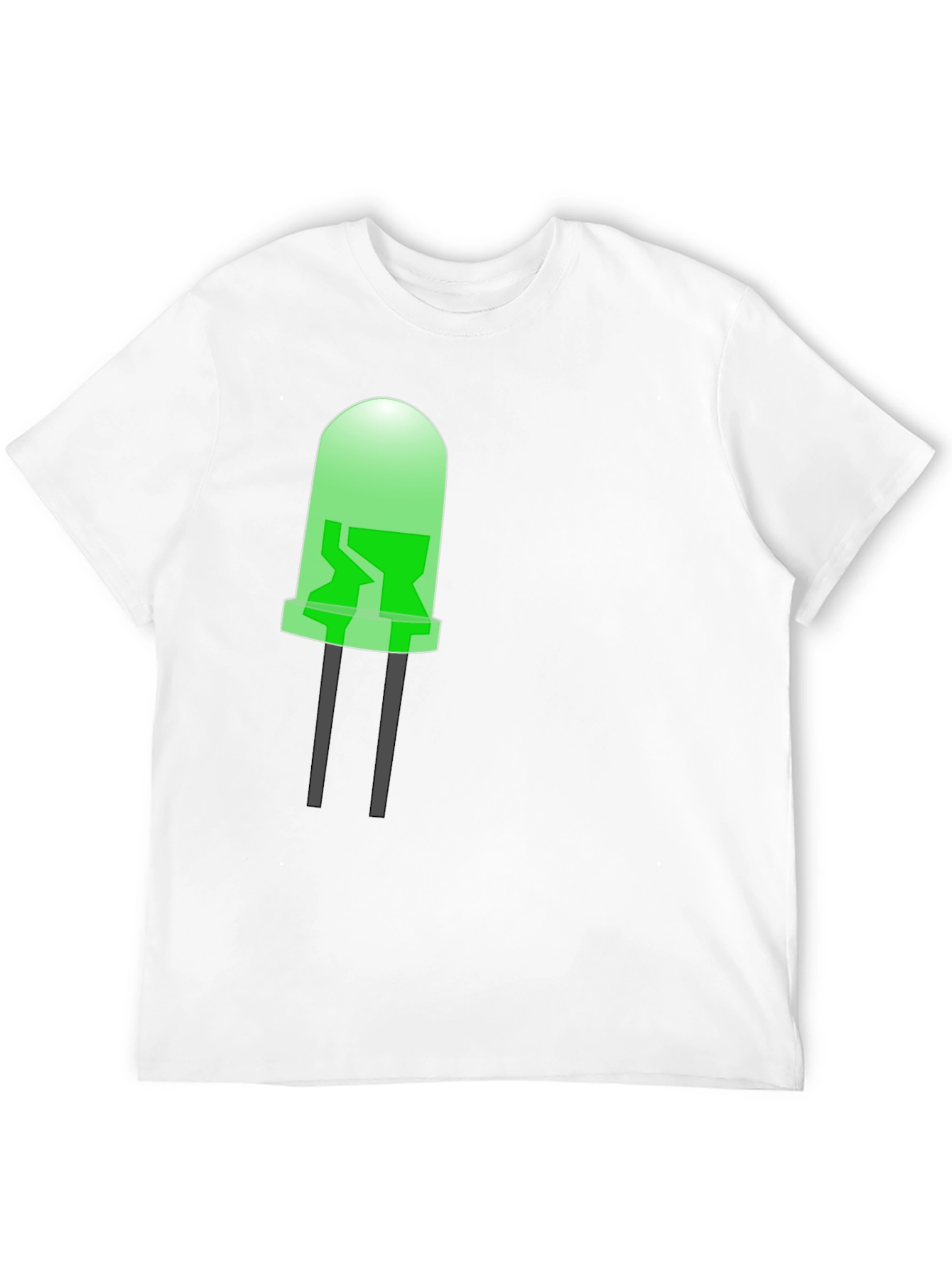 Black LED Graphic T-Shirt - Black view 12