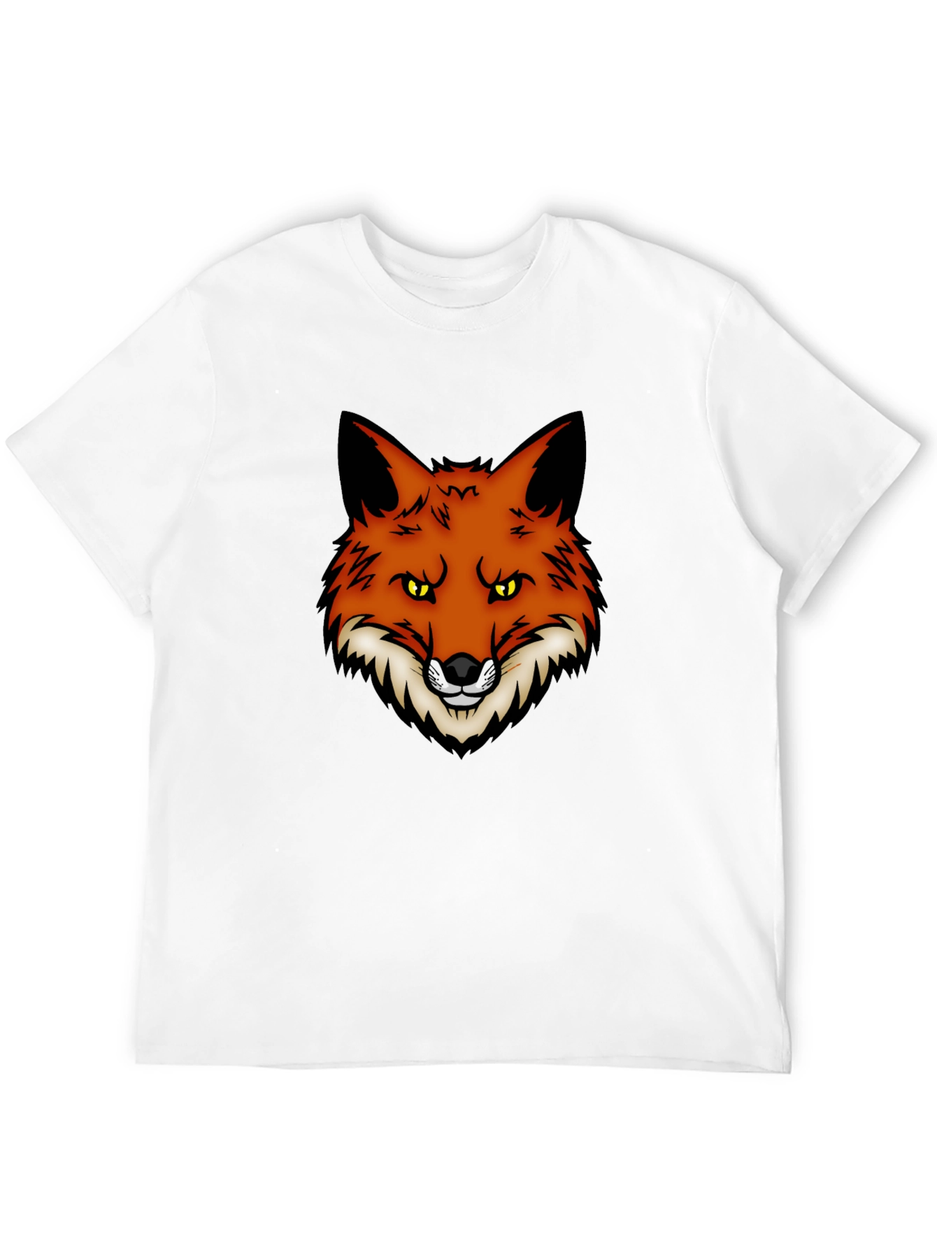 Black Fox Graphic Print Black T-Shirt view 12
