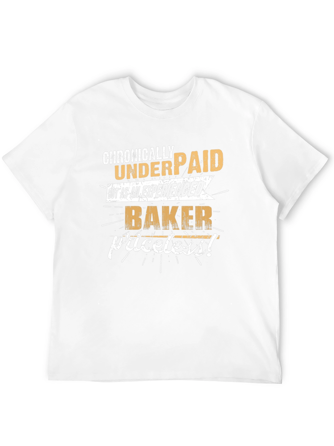 Black Chronically Underpaid Baker T-Shirt view 12