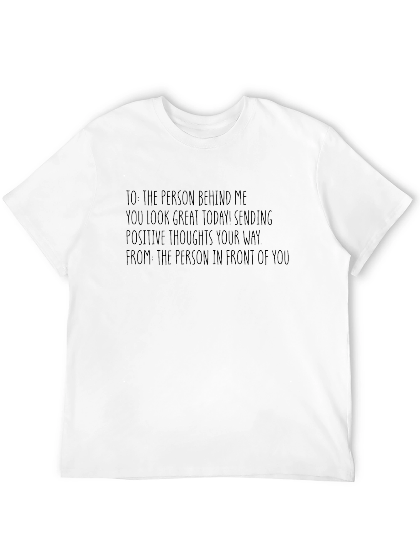 Black Positive Vibes Graphic T-Shirt - Black view 12