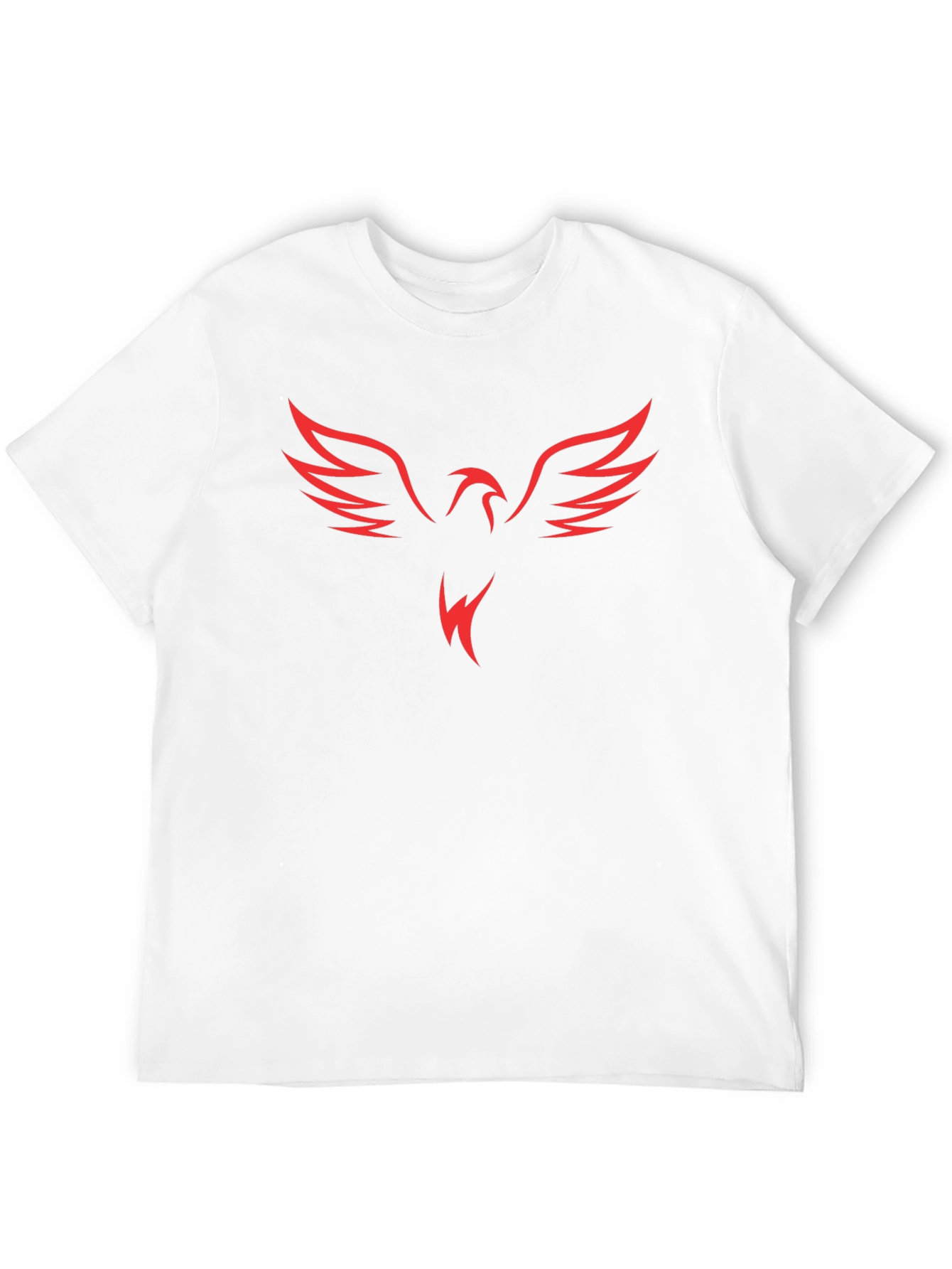 Black Phoenix Graphic T-Shirt - Black Crew Neck Tee view 12