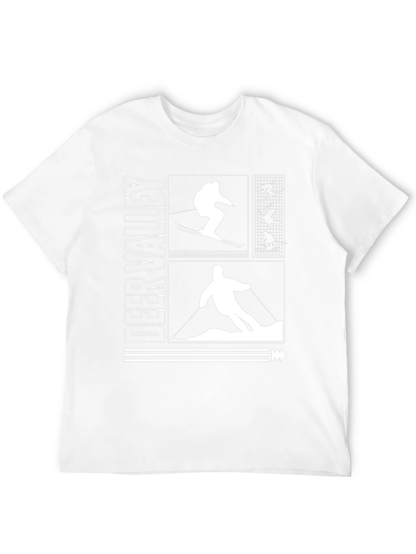 Black Deer Valley Ski T-Shirt view 12