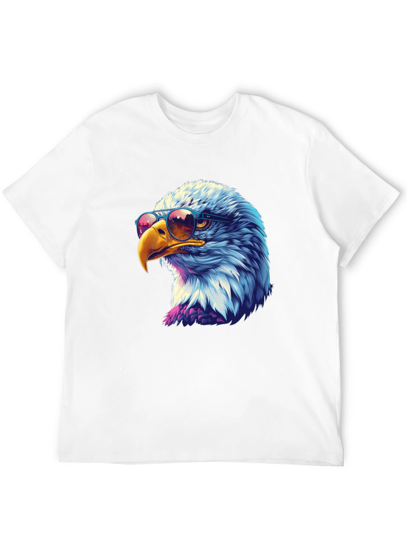 Black Cool Eagle Graphic Tee - Black T-Shirt view 12