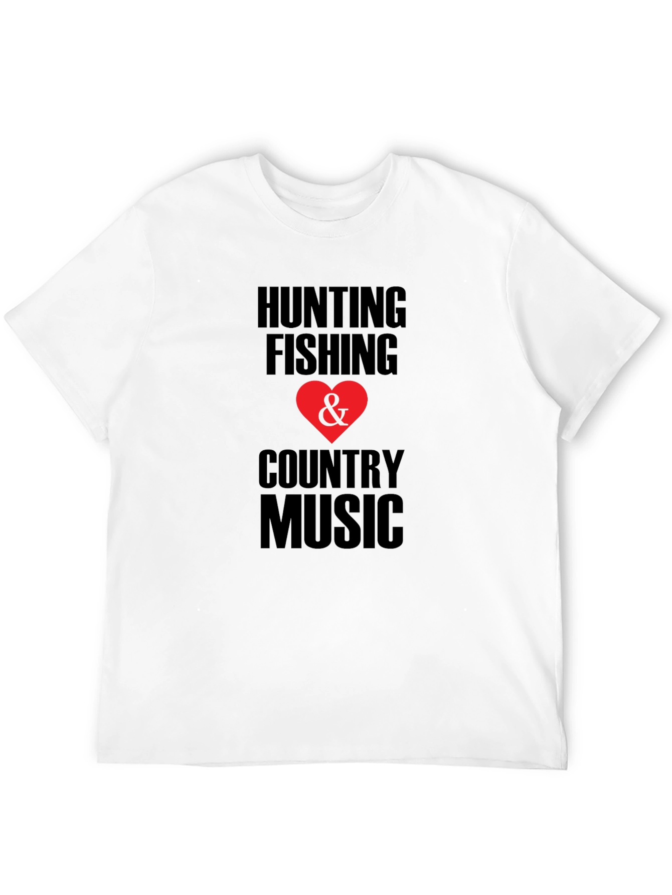Black Hunting Fishing & Country Music Graphic Tee view 12