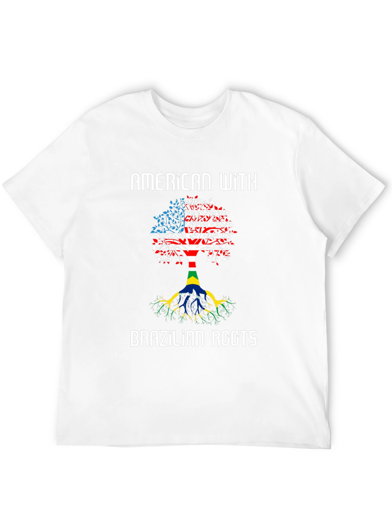Black American with Brazilian Roots T-Shirt view 12