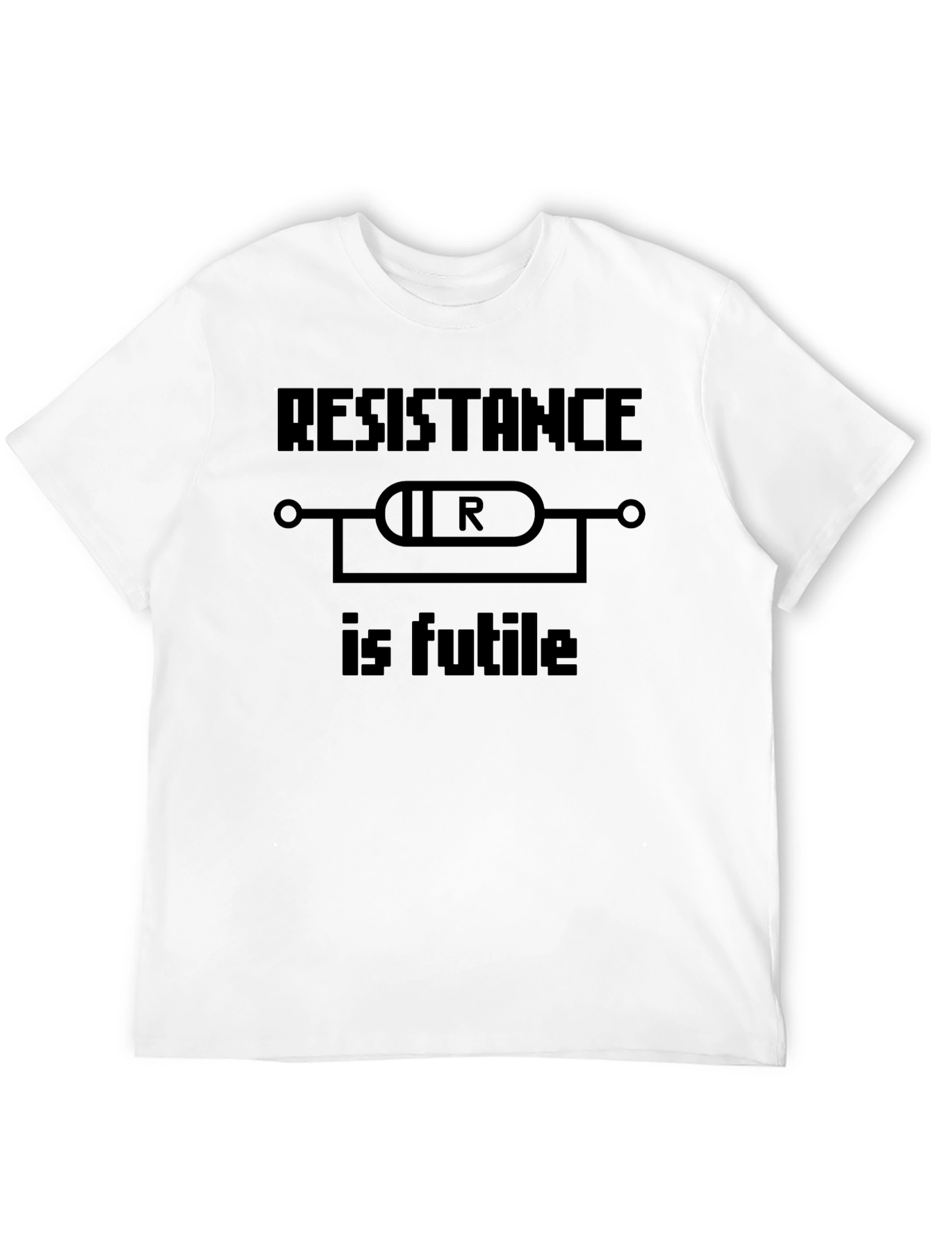 Black Resistance Is Futile T-Shirt - Geeky & Fun! view 12