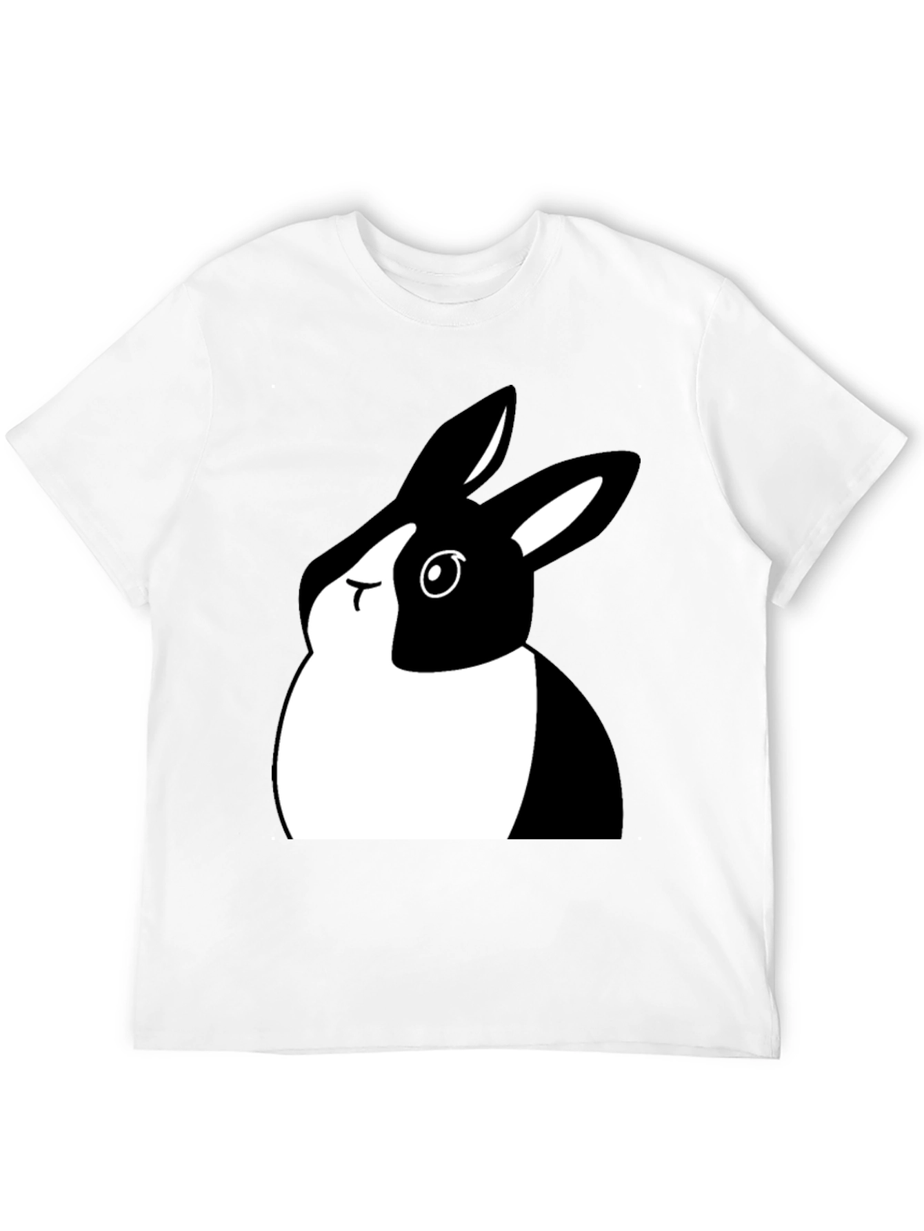 Black Black Bunny Graphic Tee - Unisex view 12