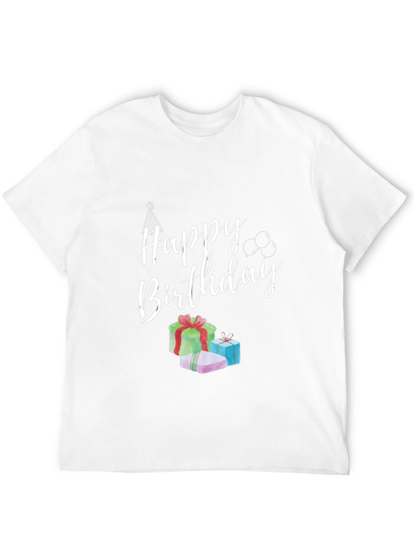 Black Happy Birthday Graphic Tee view 12