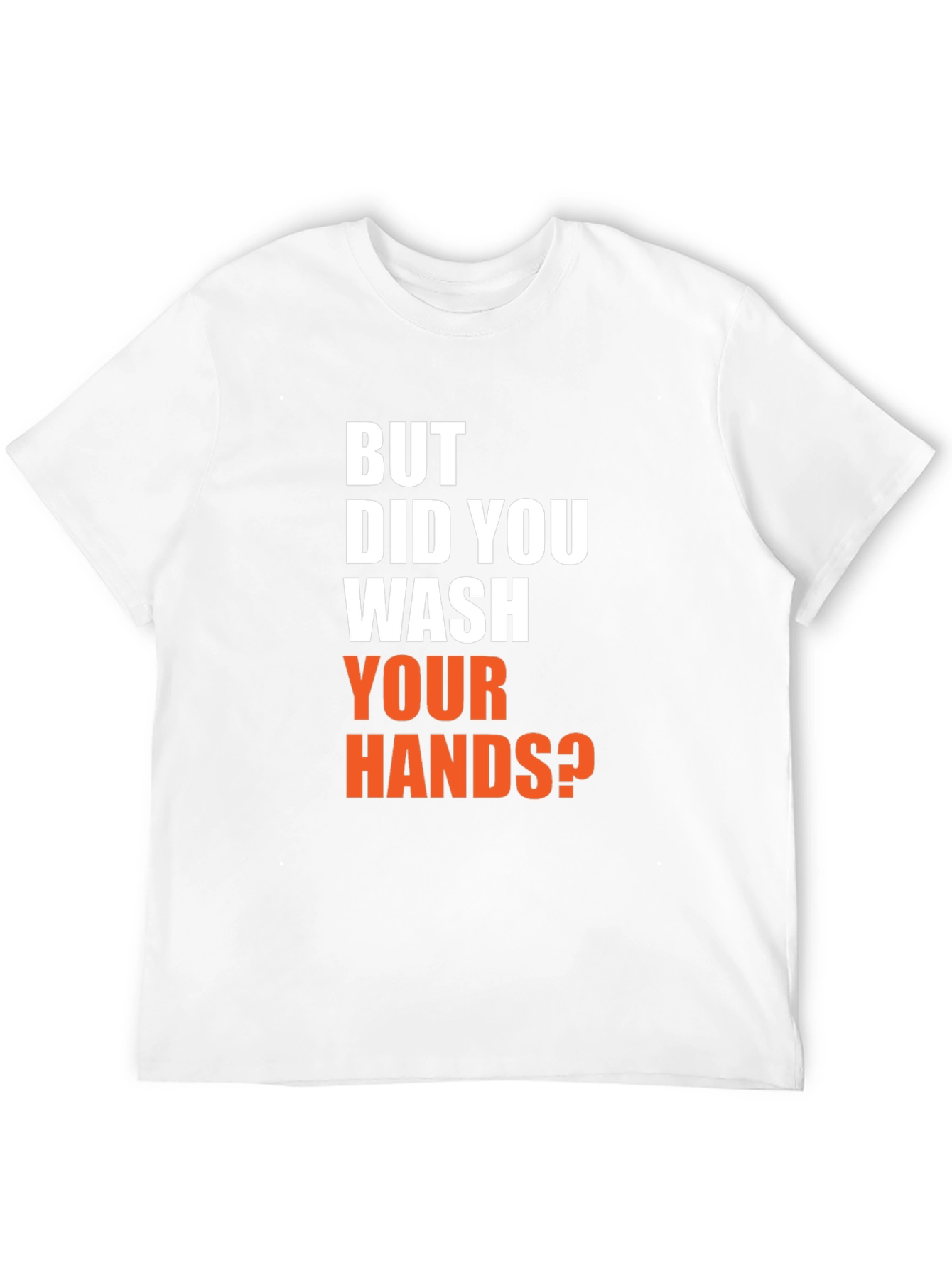 Black Wash Your Hands T-Shirt - Funny Novelty Tee view 12